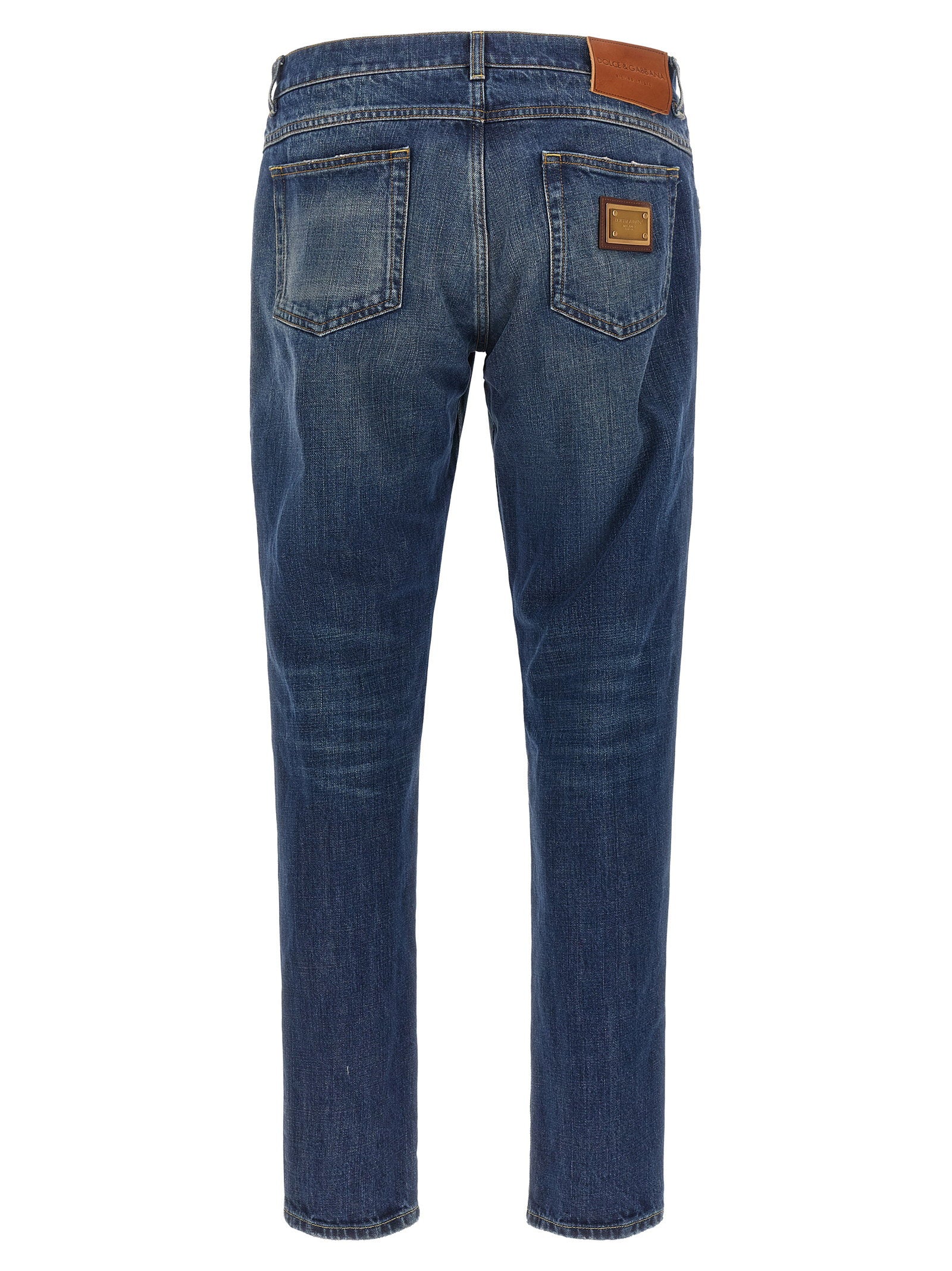 Dolce & Gabbana Logo Plaque Jeans