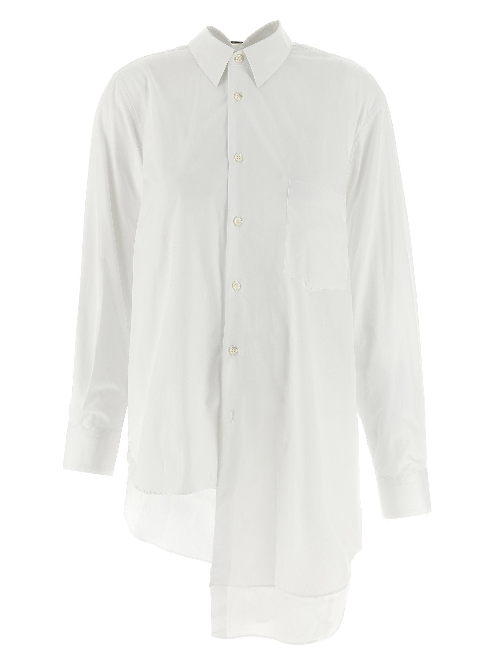 Comme Des Garcons Asymmetric Hem Shirt