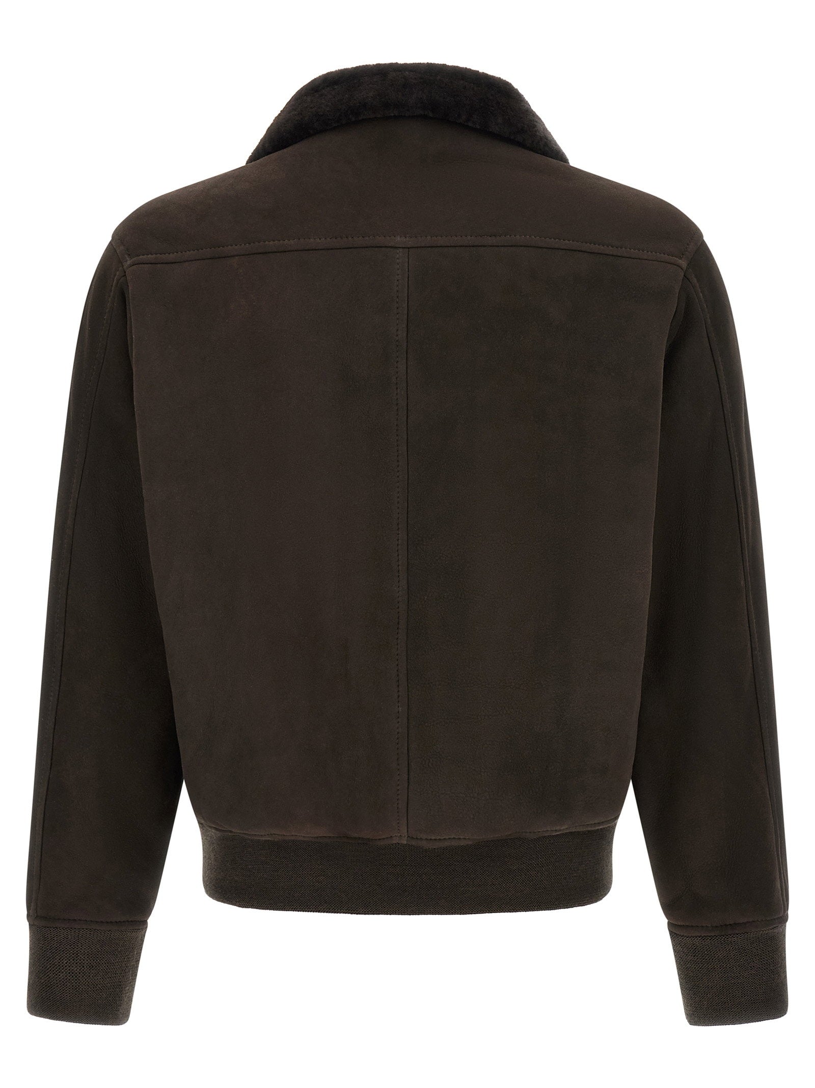 Giorgio Brato Suede Bomber Jacket