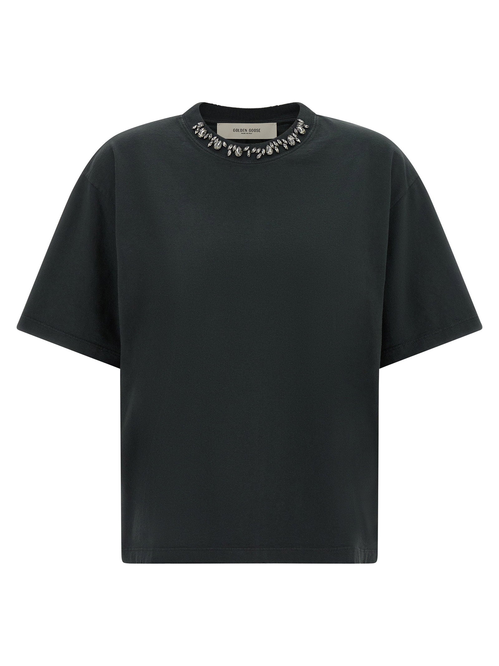 Golden Goose Crystal Crew Neck T-shirt