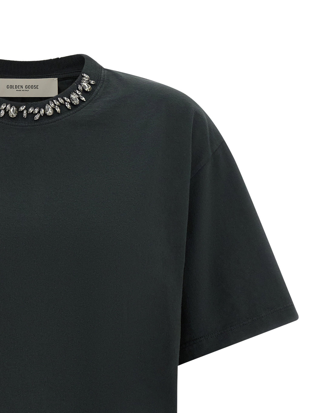 Golden Goose Crystal Crew Neck T-shirt