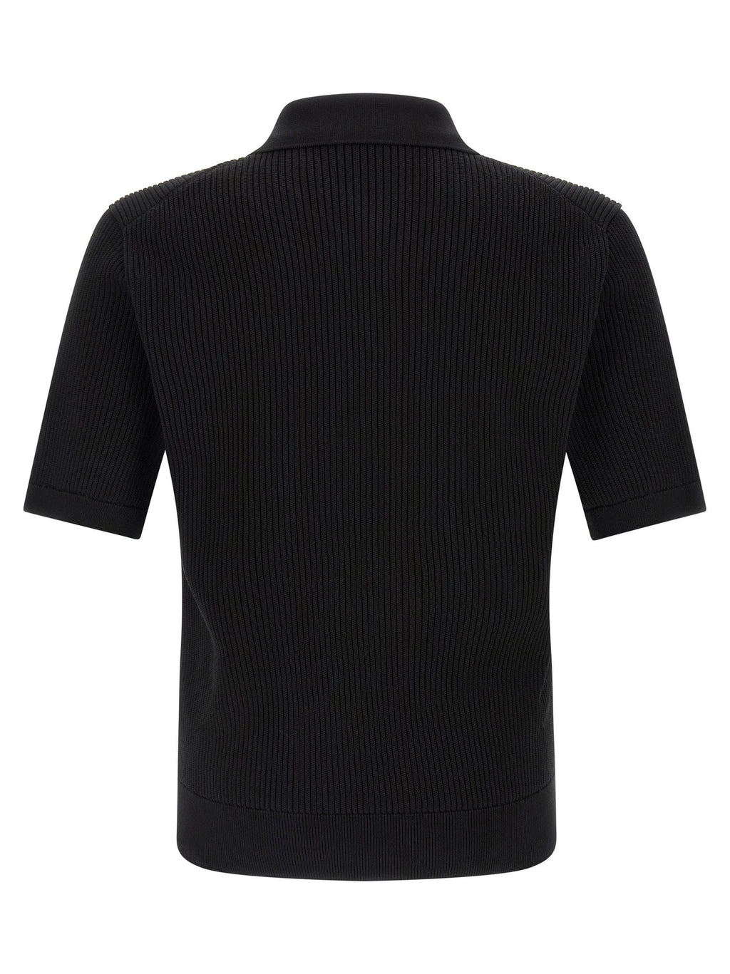 Dolce & Gabbana Micro-ribbed Polo Shirt