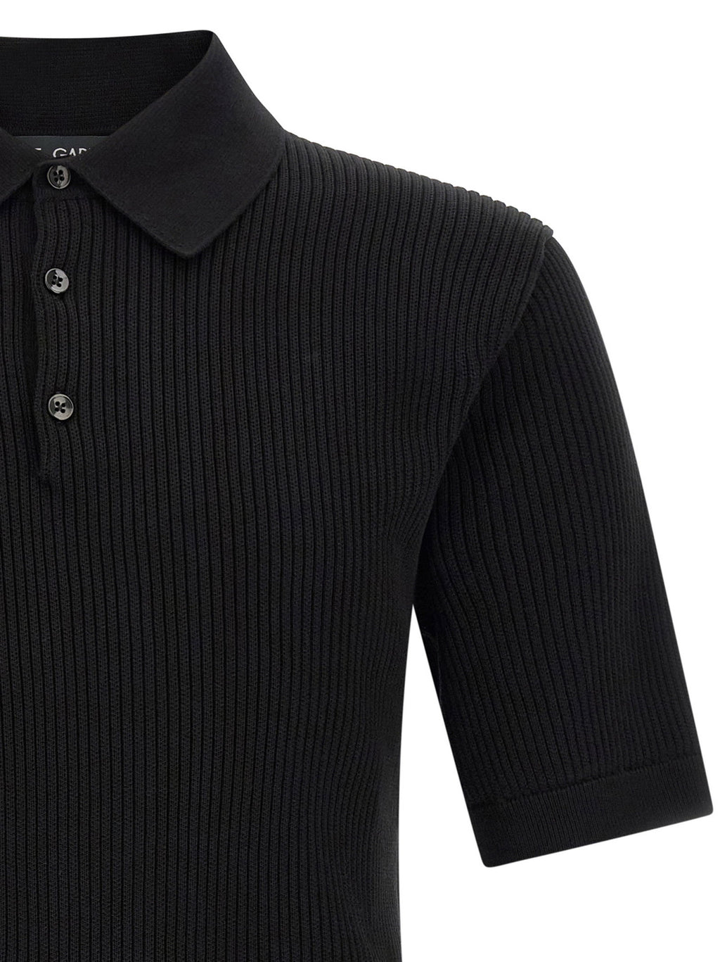 Dolce & Gabbana Micro-ribbed Polo Shirt