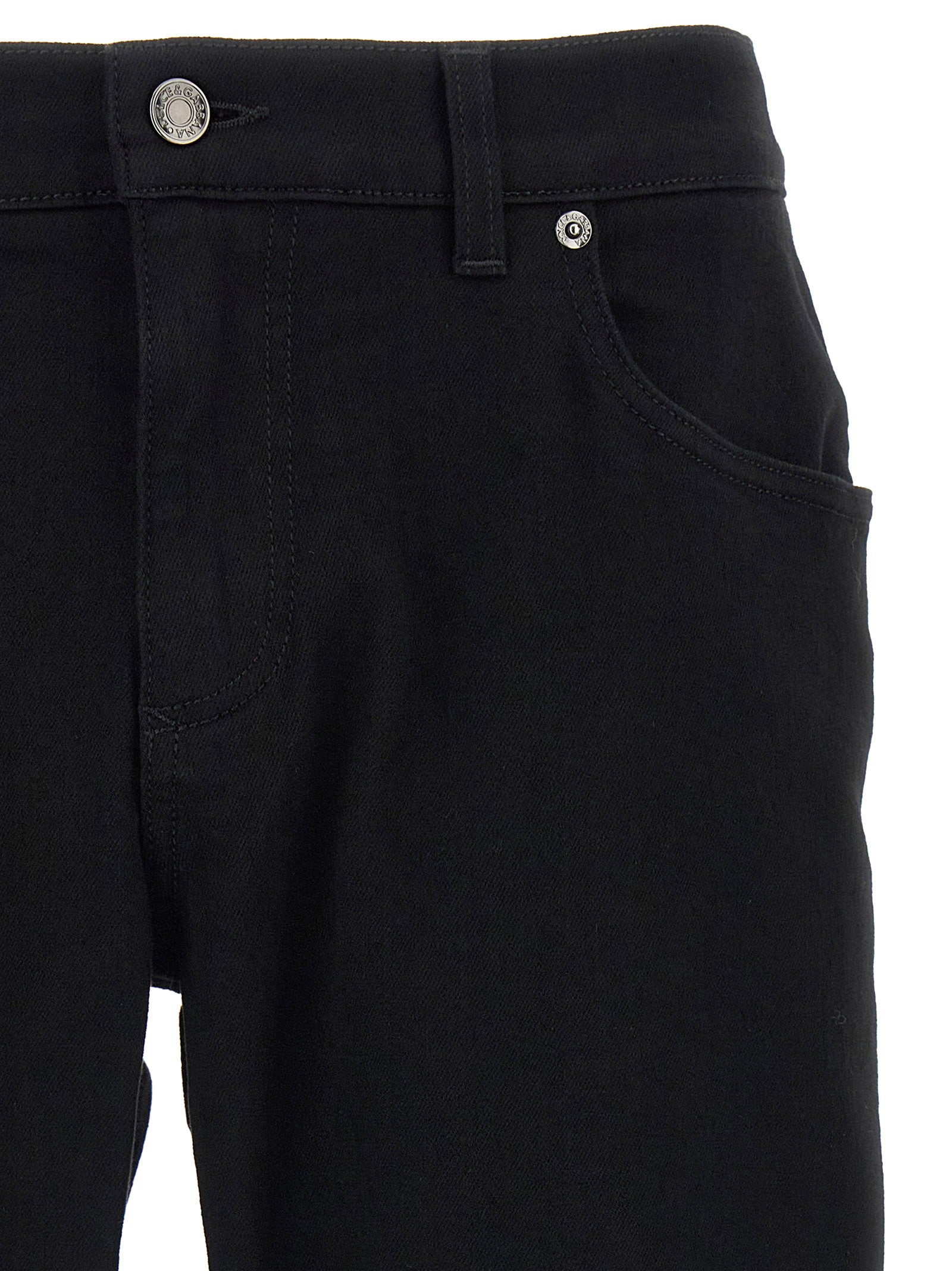 Dolce & Gabbana Logo Plaque Jeans