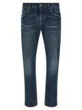 Dolce & Gabbana Logo Patch Jeans
