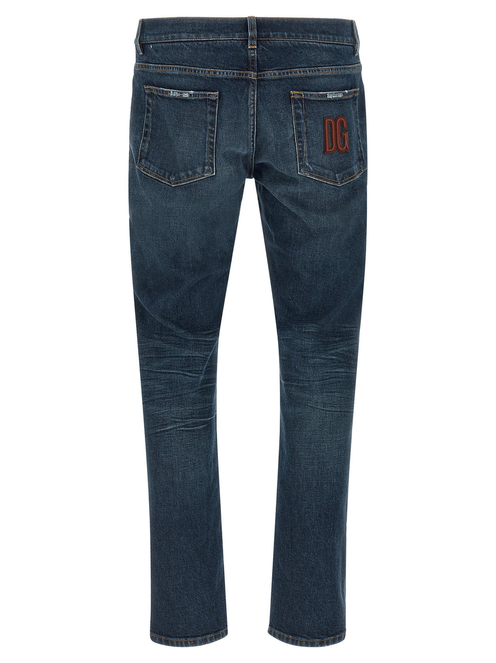 Dolce & Gabbana Logo Patch Jeans