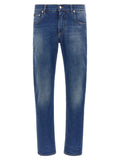 Dolce & Gabbana Logo Embroidery Jeans
