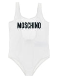 Moschino Kid Teen Logo Lettering One-piece Swimsuit