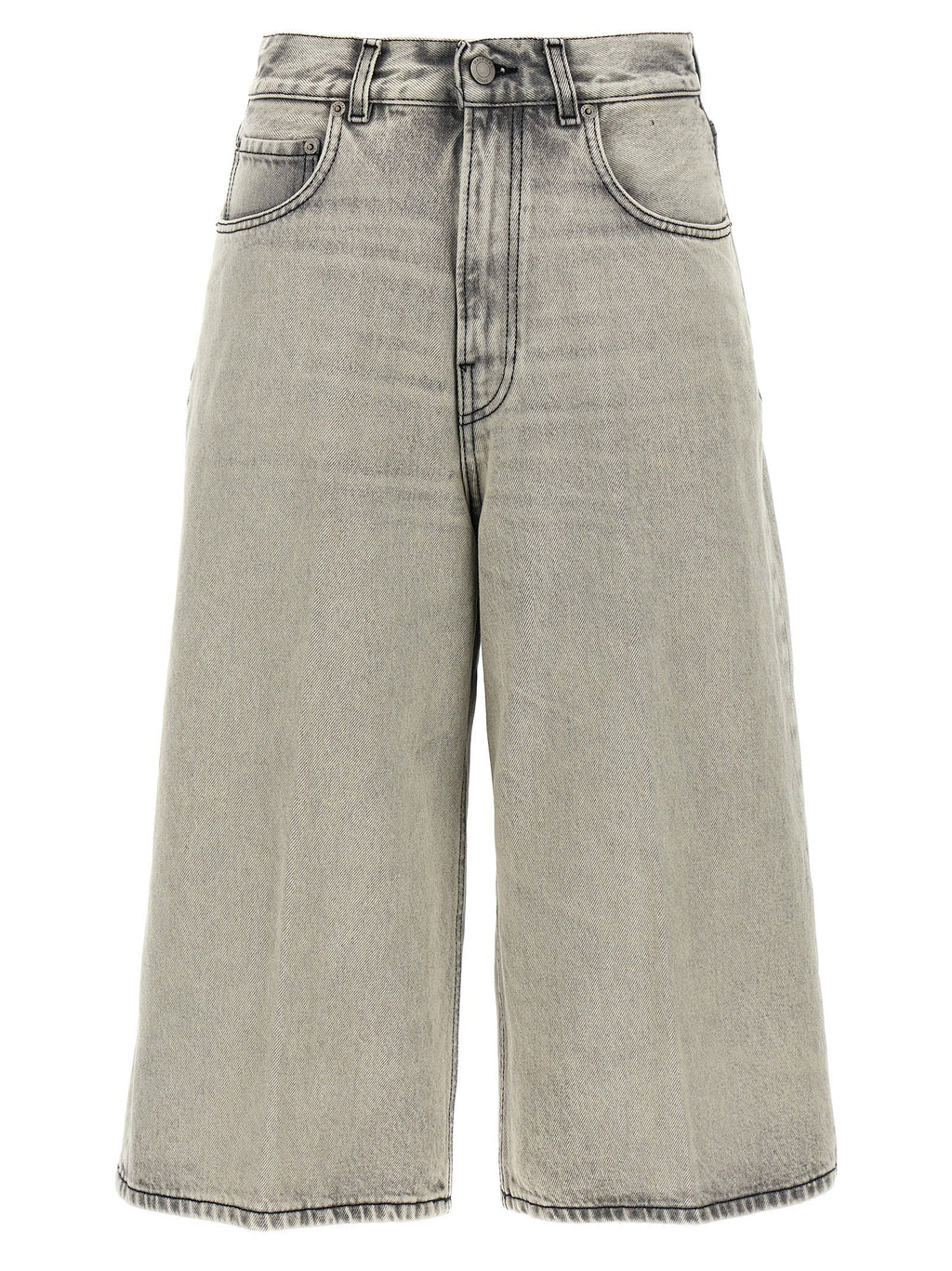 Haikure Belle Pearl Grey Bermuda Shorts