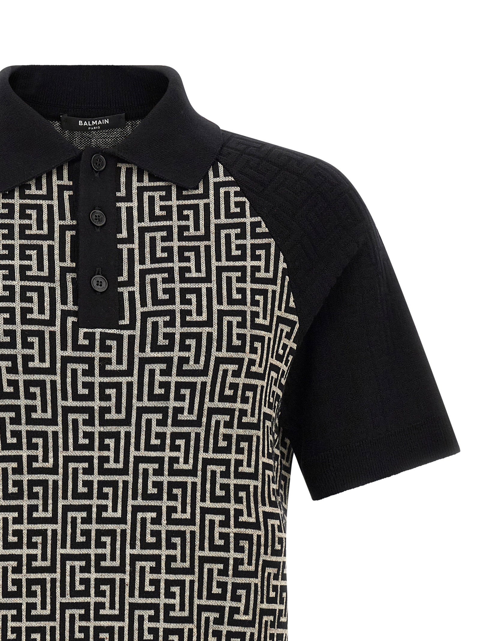 Balmain Pb Monogram Polo