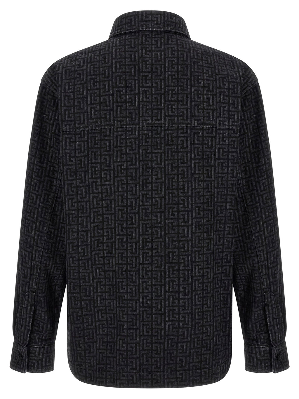 Balmain Monogram Pattern Overshirt