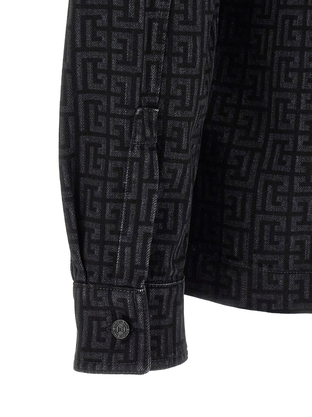 Balmain Monogram Pattern Overshirt