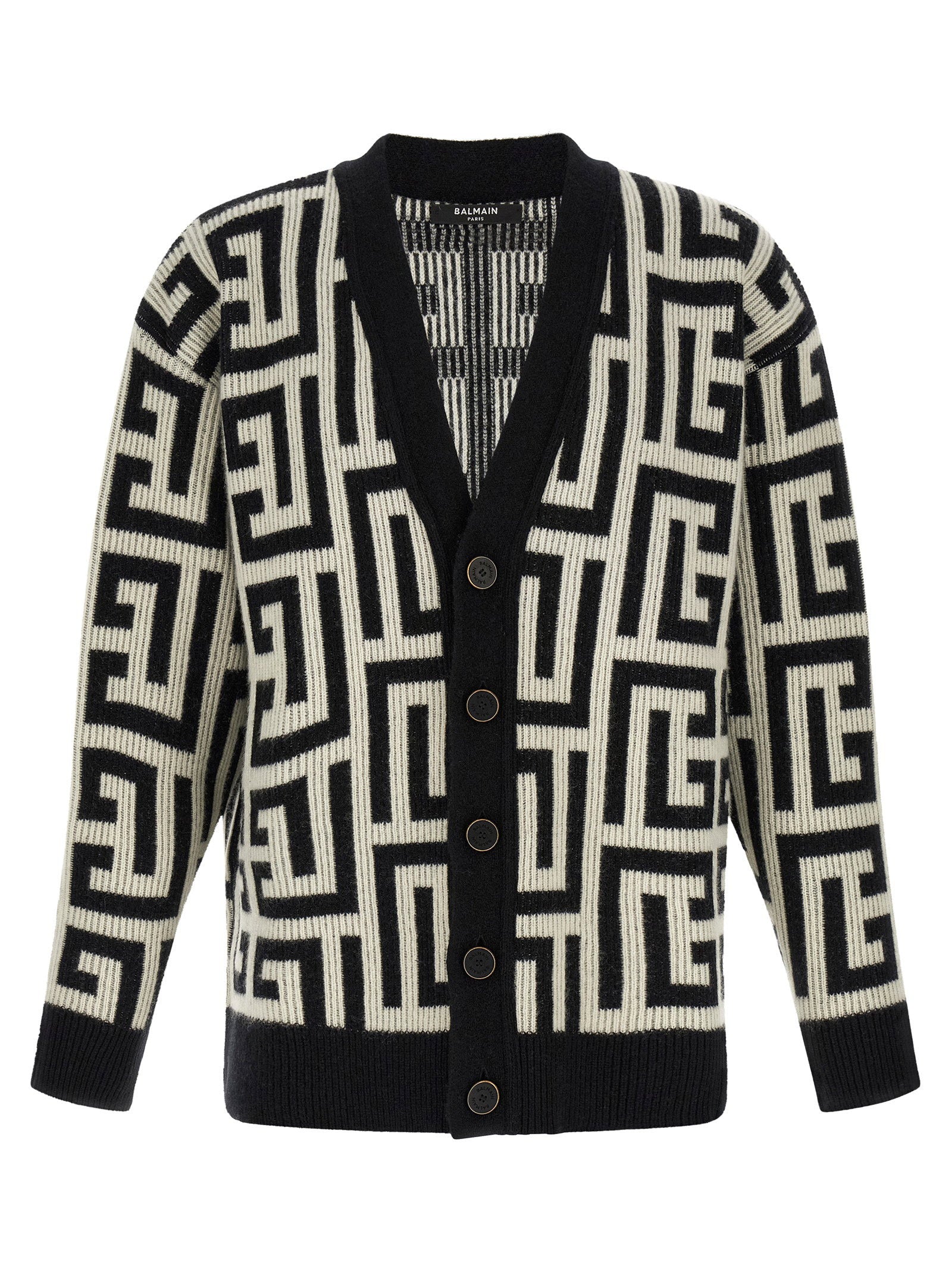 Balmain Monogram Macro Cardigan