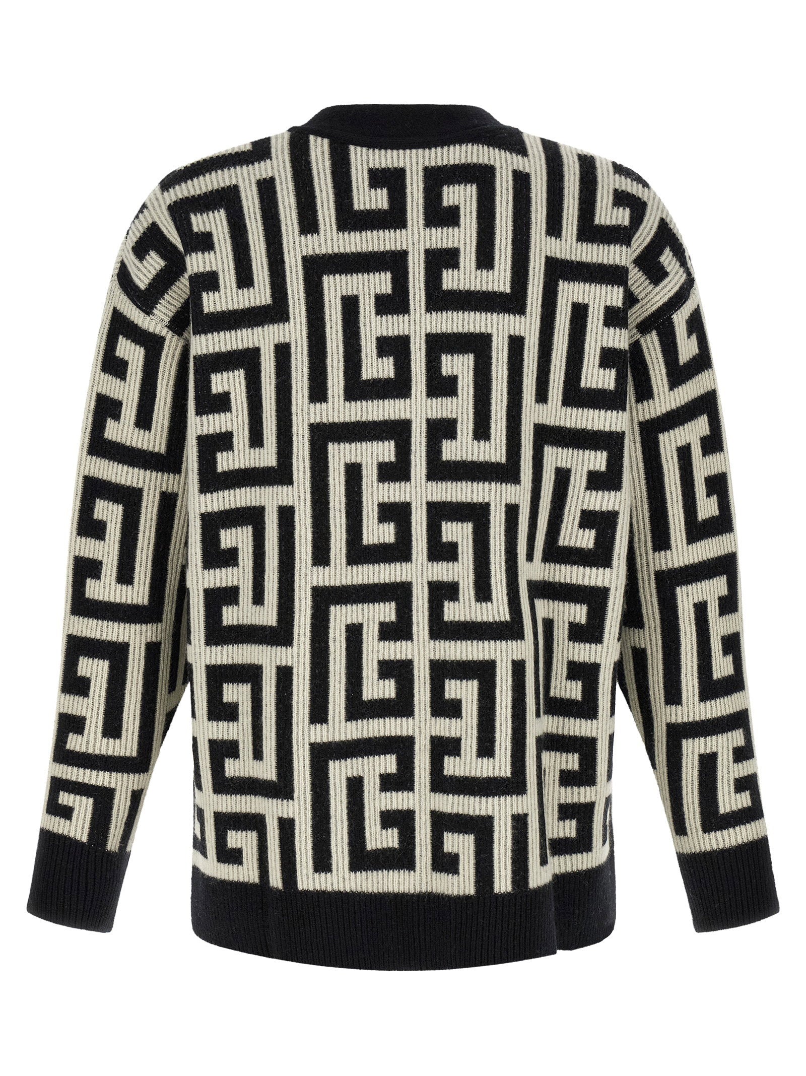 Balmain Monogram Macro Cardigan
