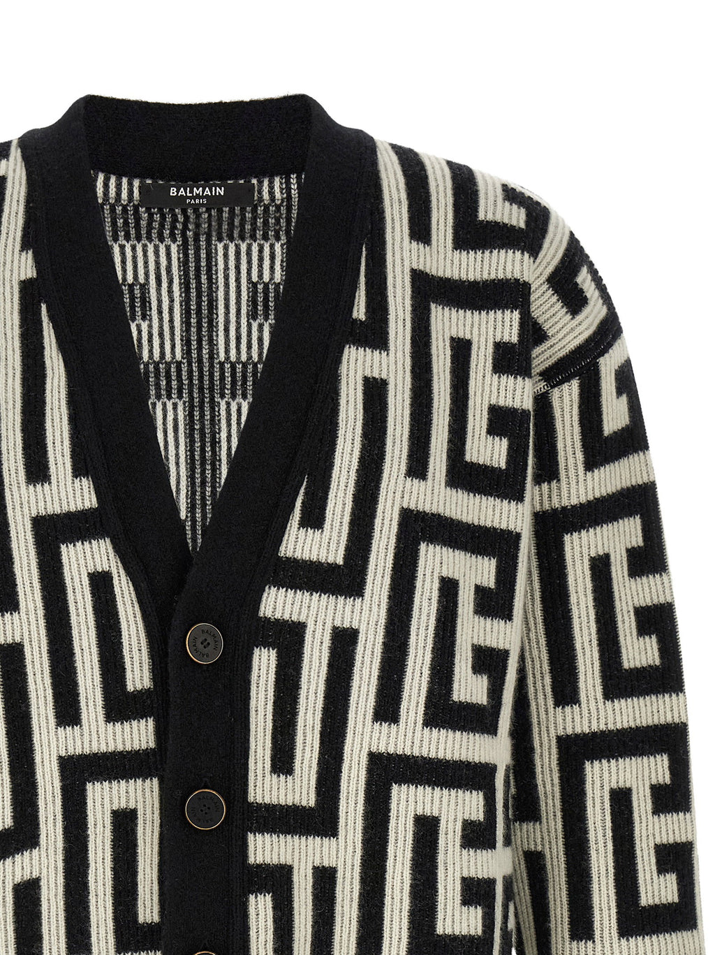 Balmain Monogram Macro Cardigan