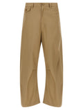 Comme Des Garҫons Homme Curved Leg Pants