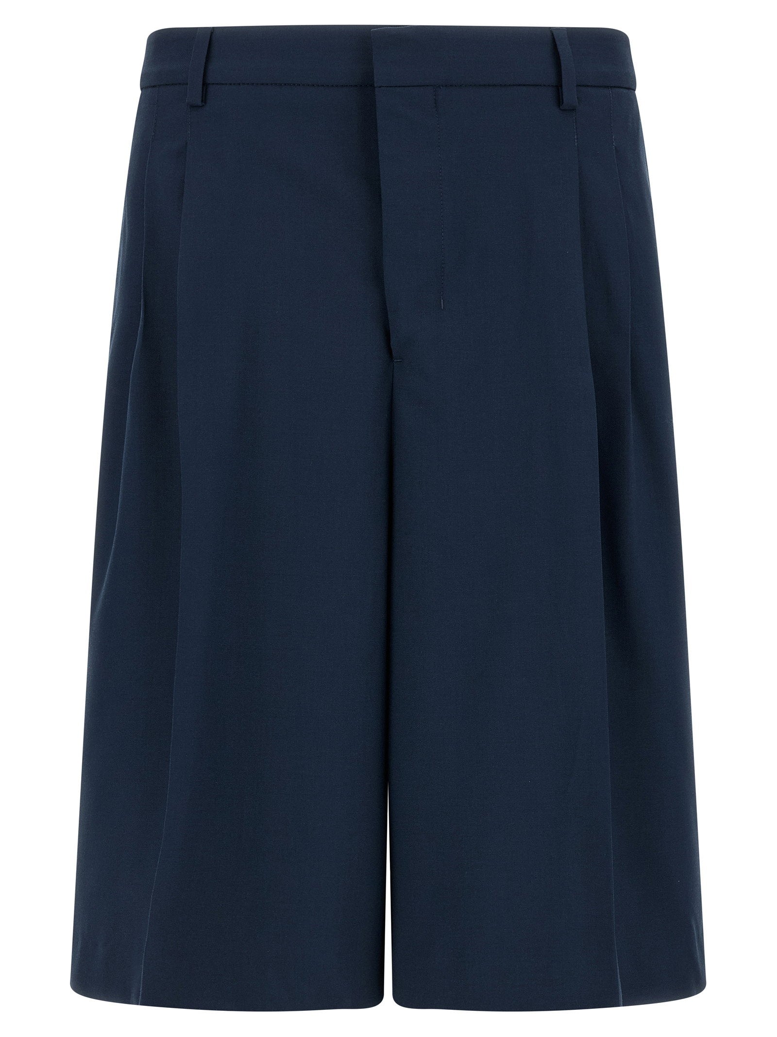 Ami Paris Fresh Wool Bermuda Shorts
