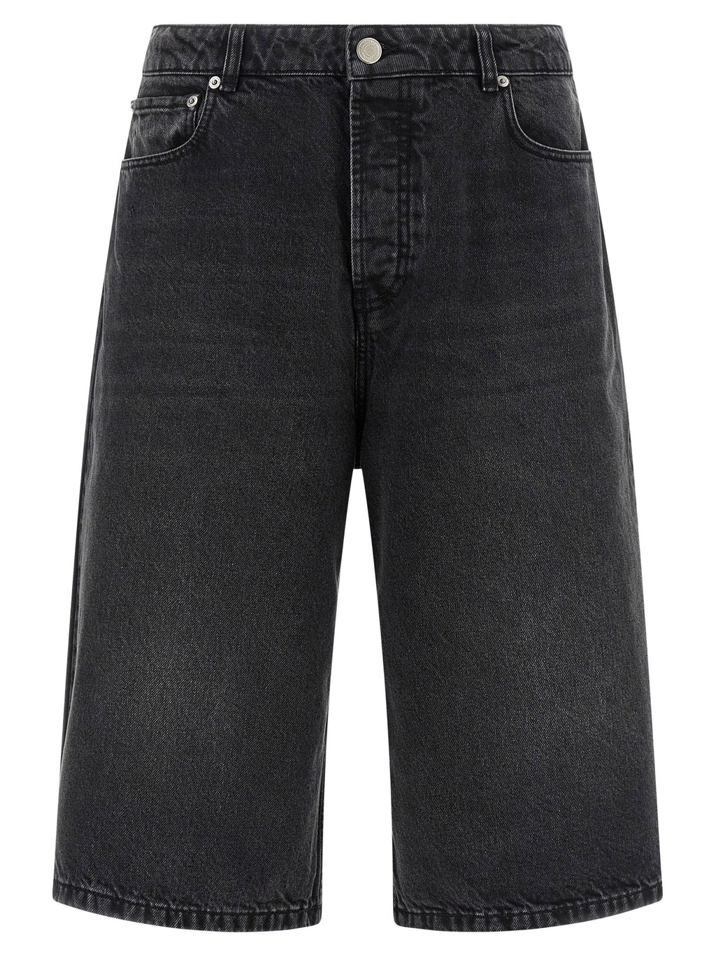 Ami Paris Denim Bermuda Shorts