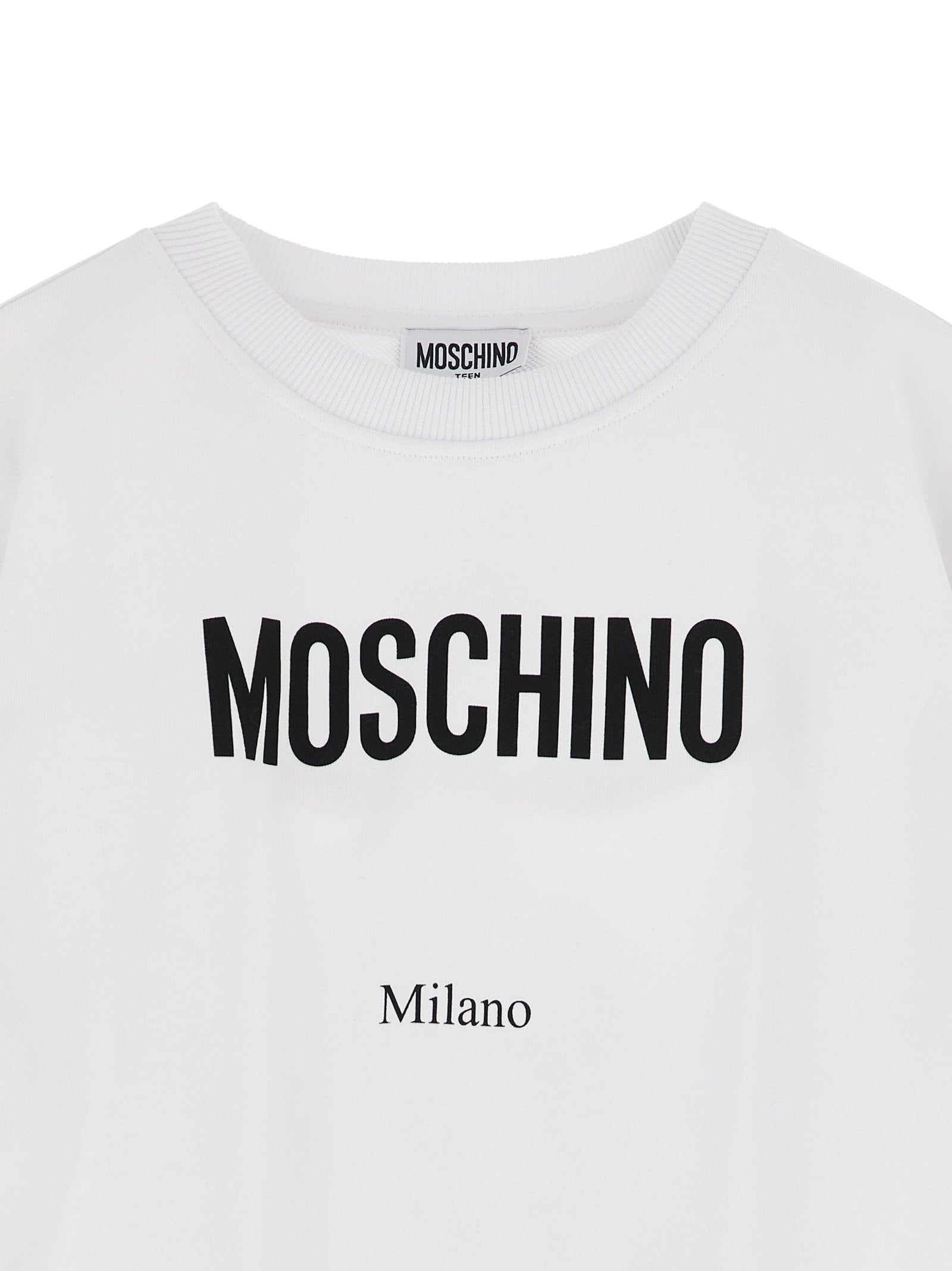 Moschino Kid Teen Logo Lettering Sweatshirt