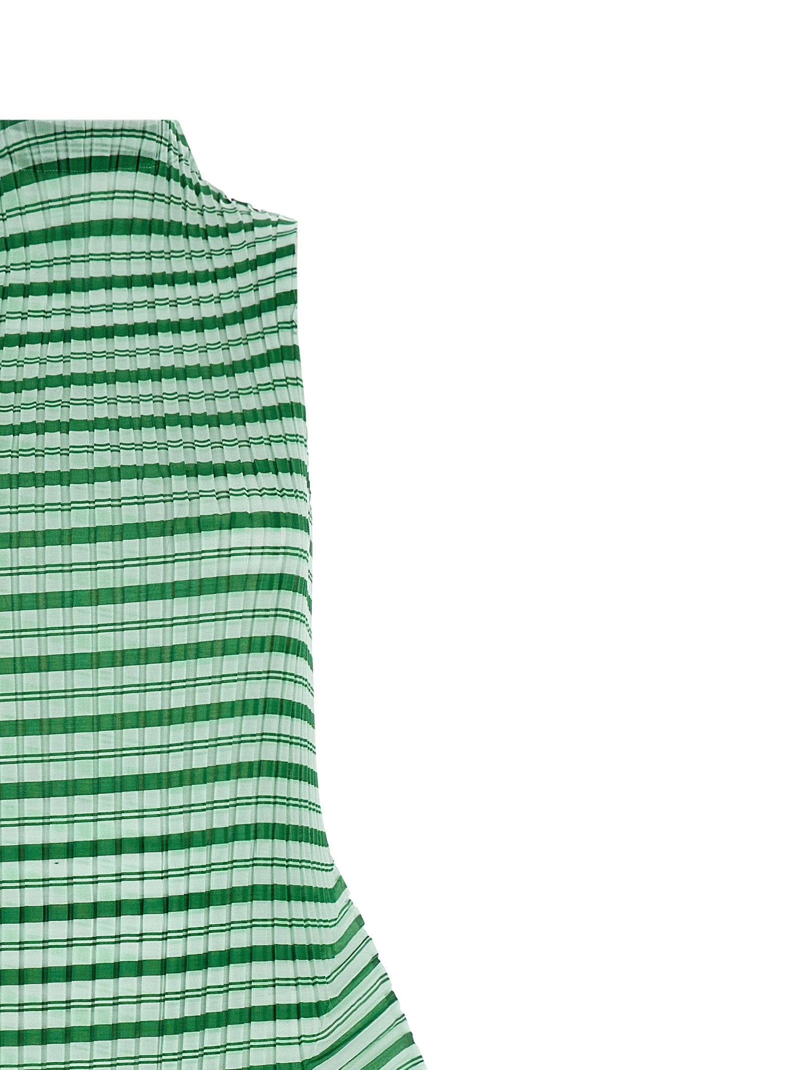Issey Miyake Generic Stripes (machine Pleats) Dress