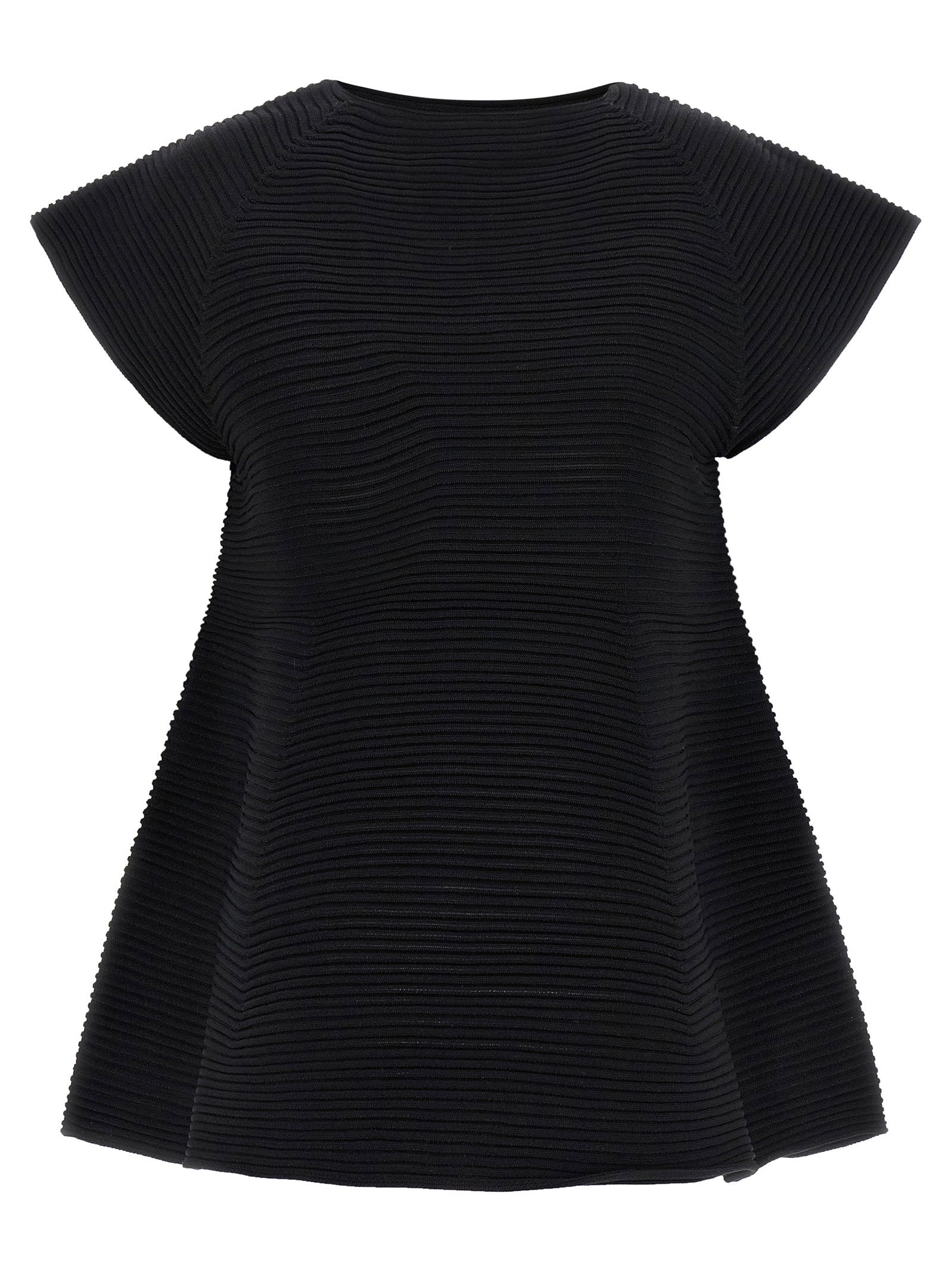 Issey Miyake Corrugated Knit Dress