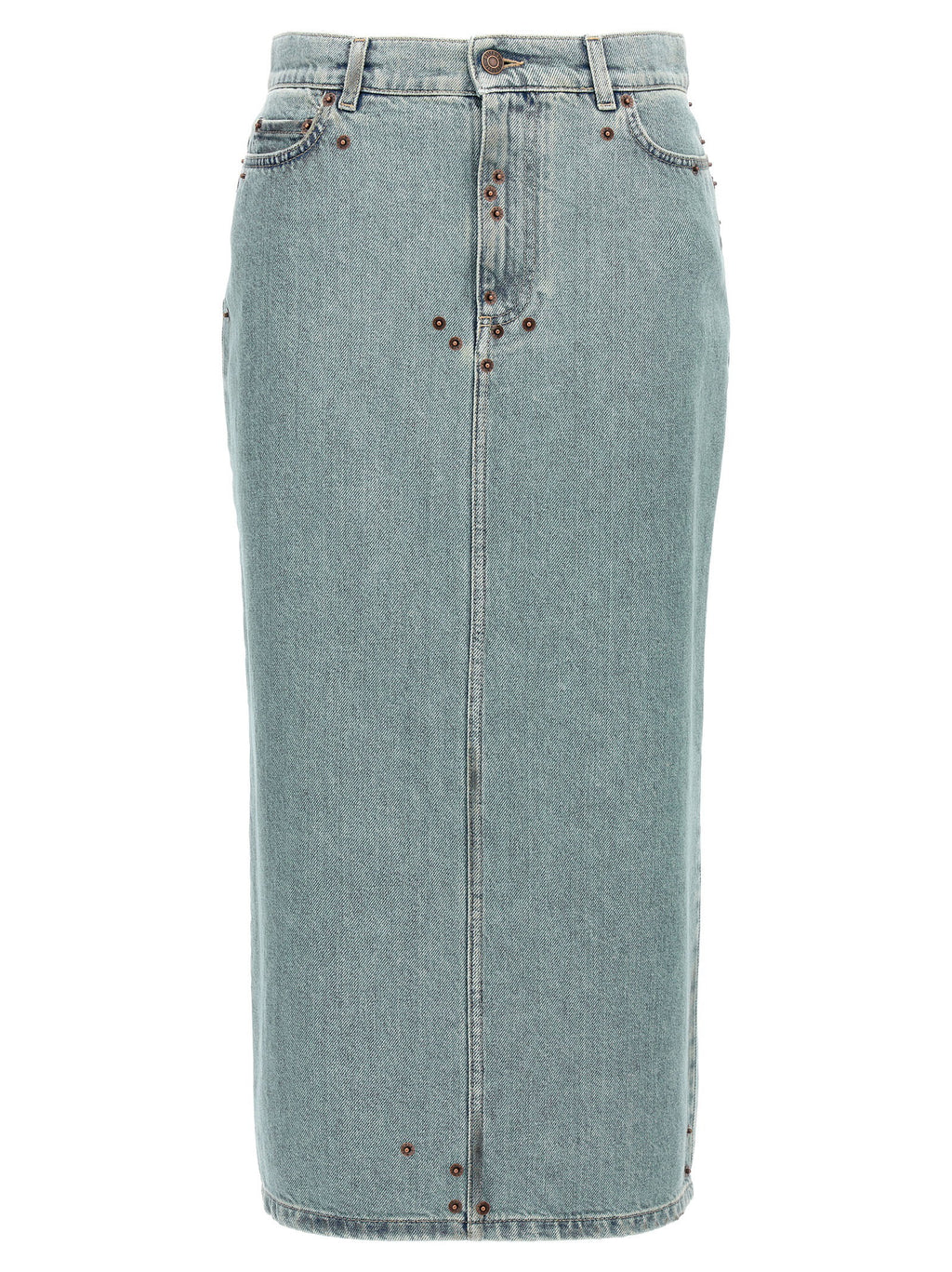 Moschino Rivets Denim Skirt
