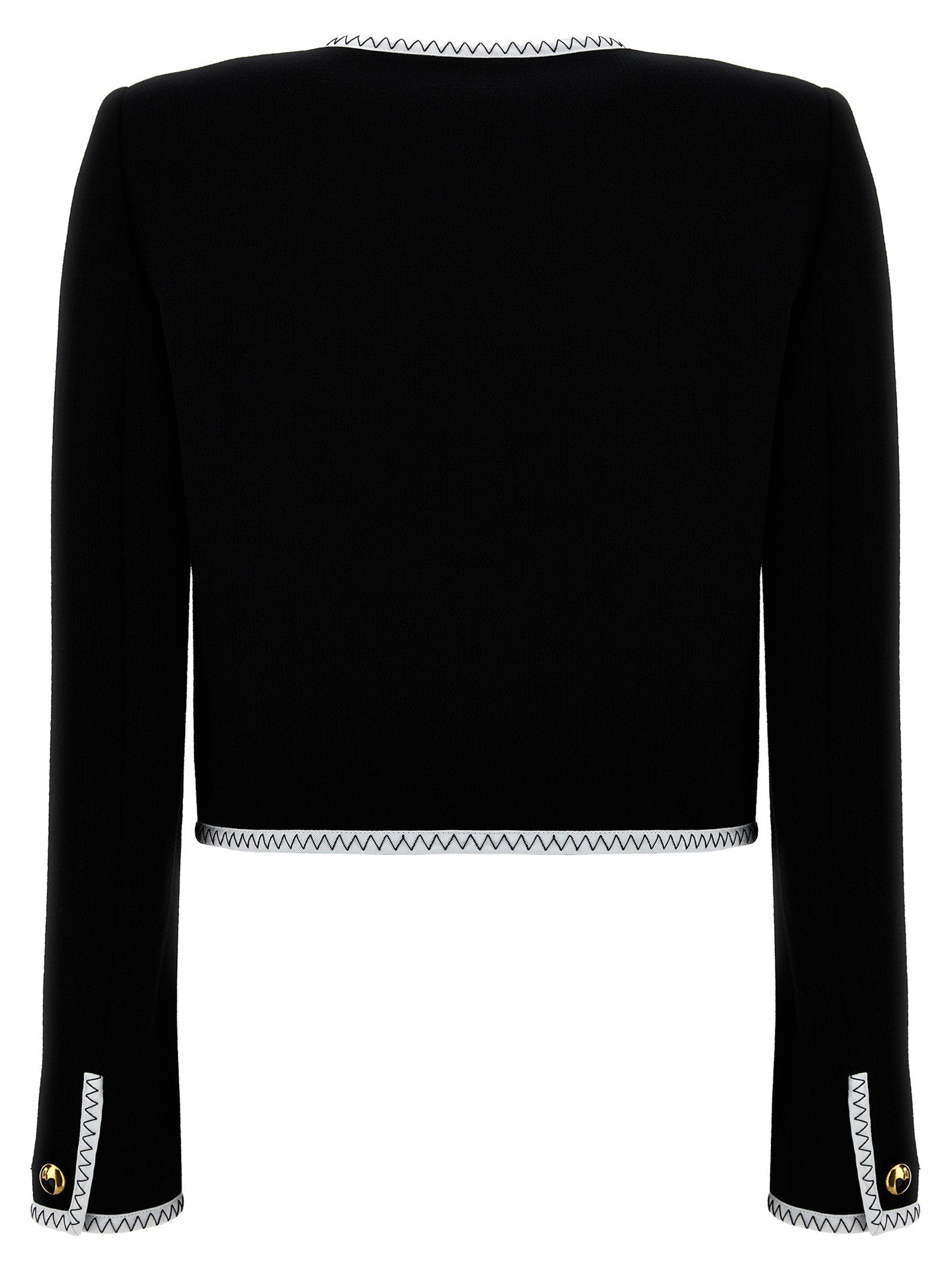 Moschino Crepe Short Jacket
