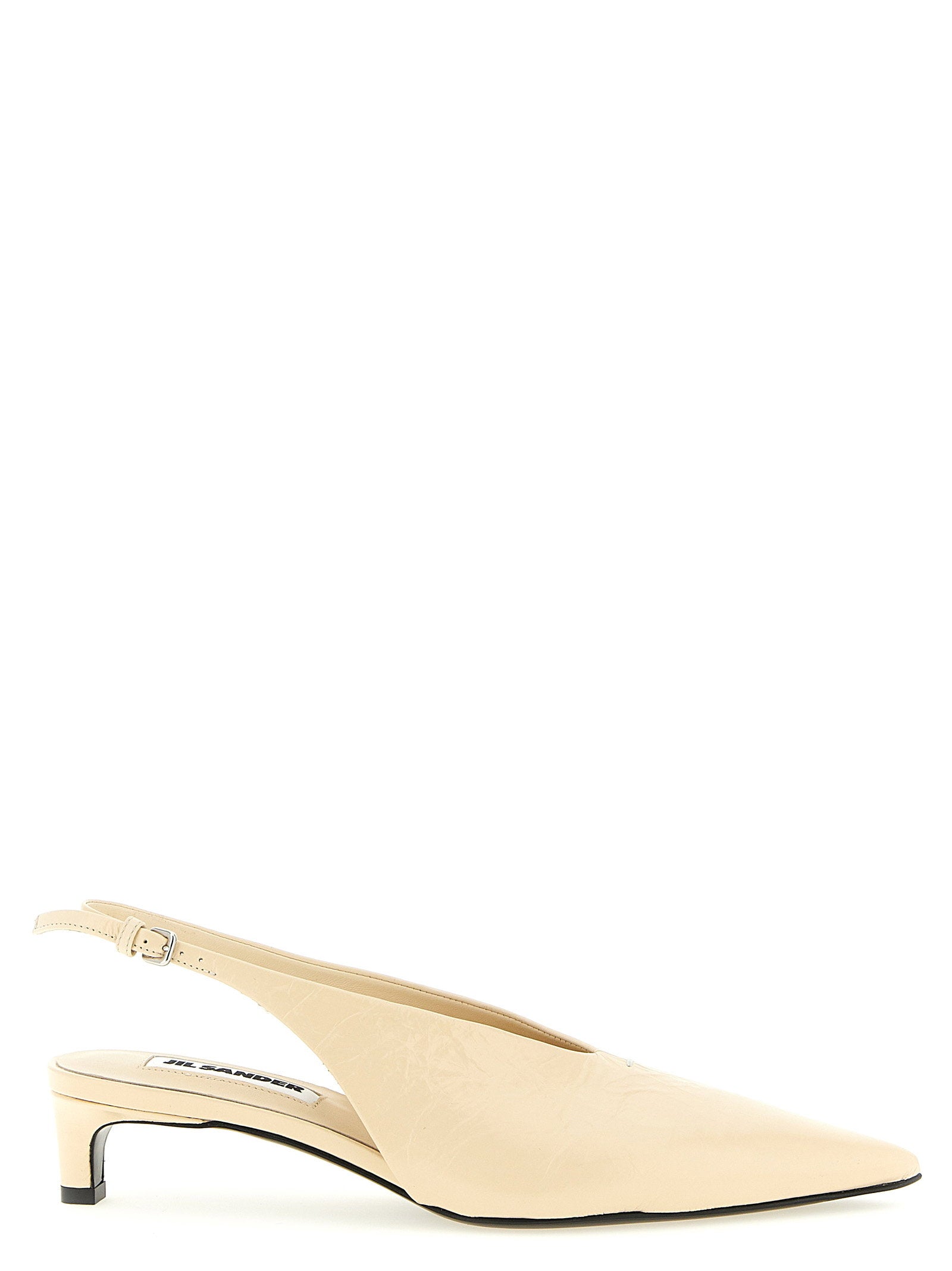 Jil Sander Leather Slingback