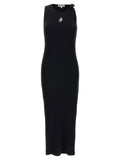 J.w.anderson Logo Ribbed Dress