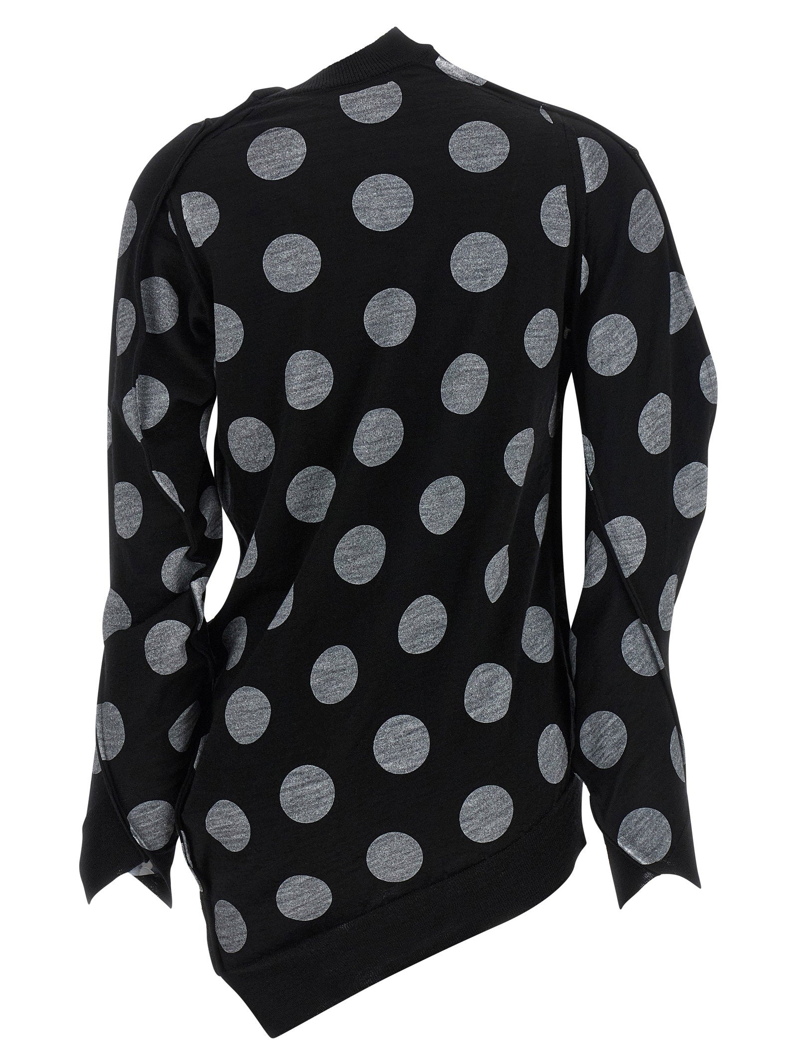 Junya Watanabe Polka Dot Maxi Cardigan
