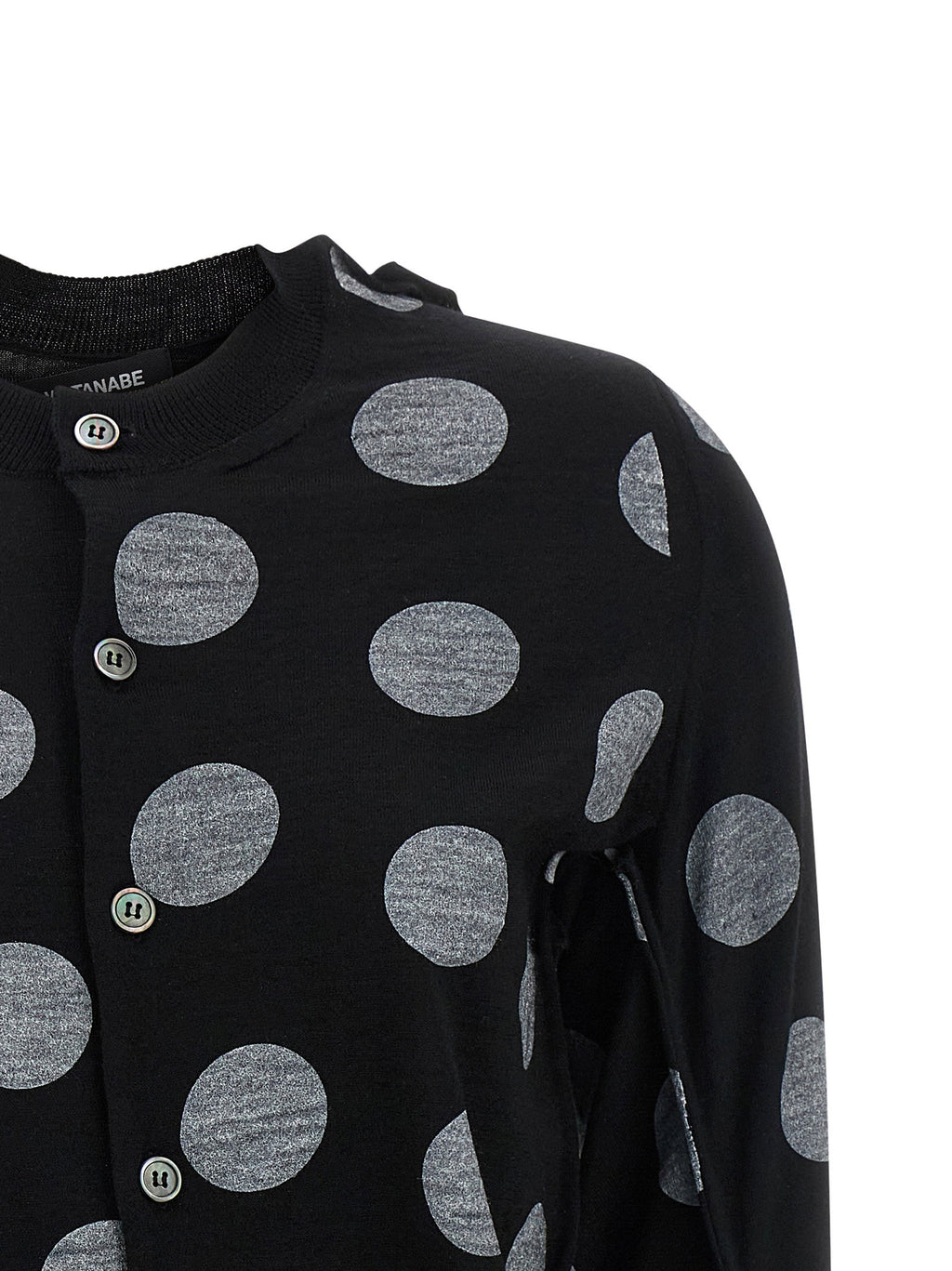 Junya Watanabe Polka Dot Maxi Cardigan