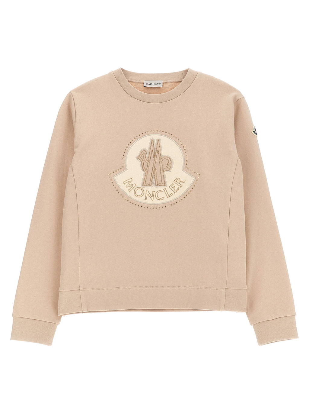 Moncler Enfant Rhinestone Logo Sweatshirt