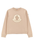 Moncler Enfant Rhinestone Logo Sweatshirt