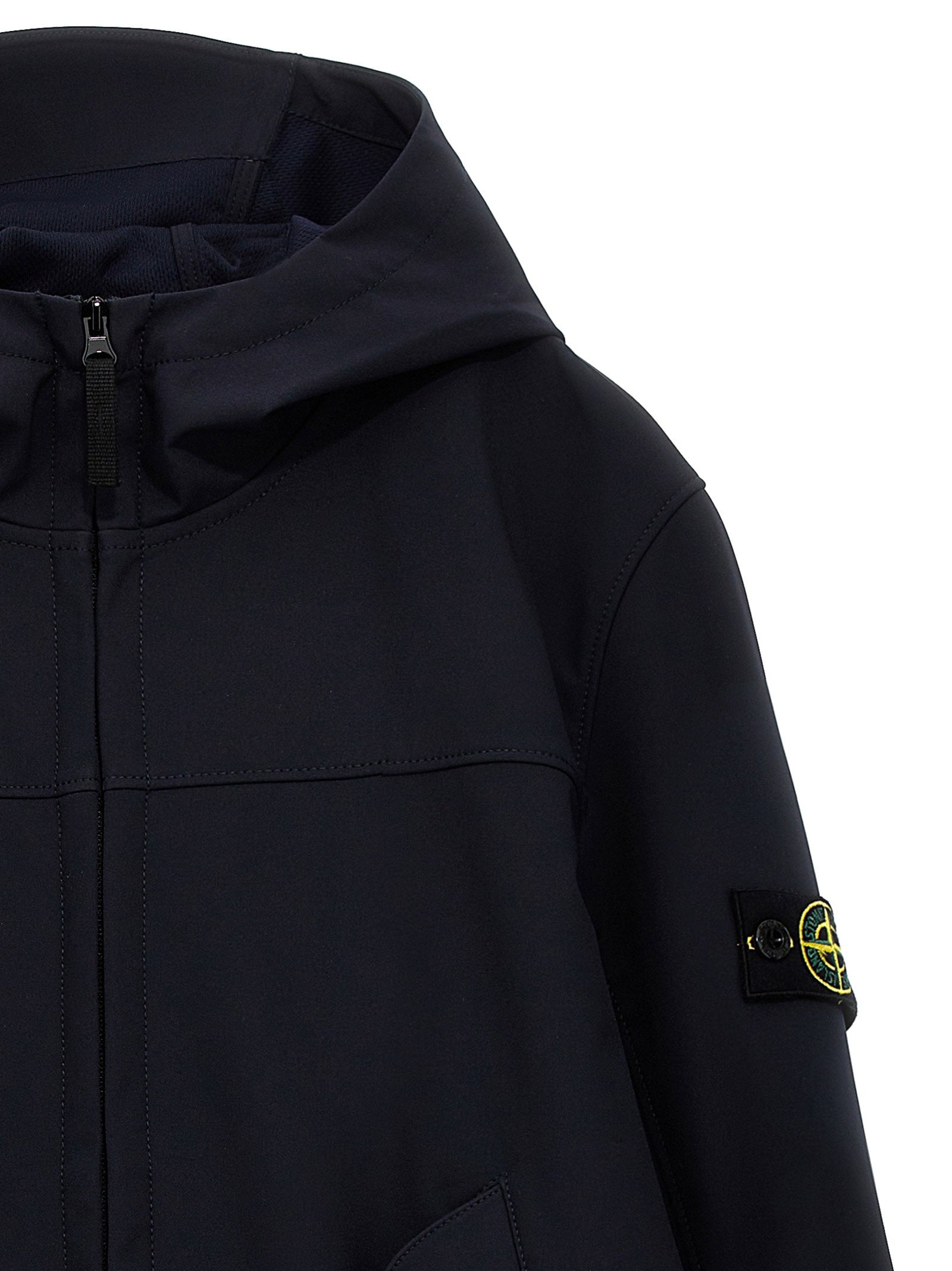 Stone Island Junior Light Soft Shell-r E.dye® Technology Jacket