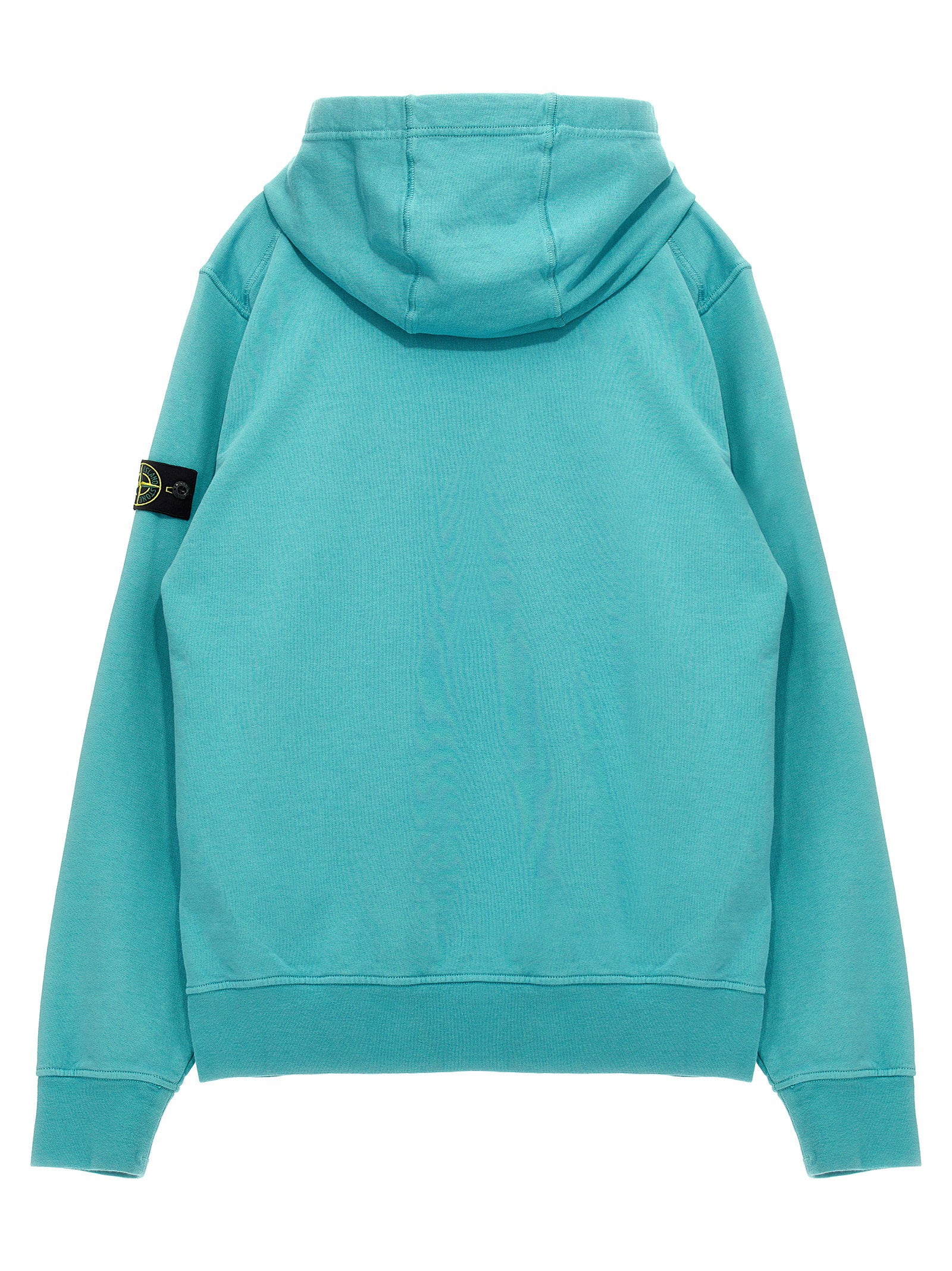 Stone Island Junior Logo Badge Hoodie