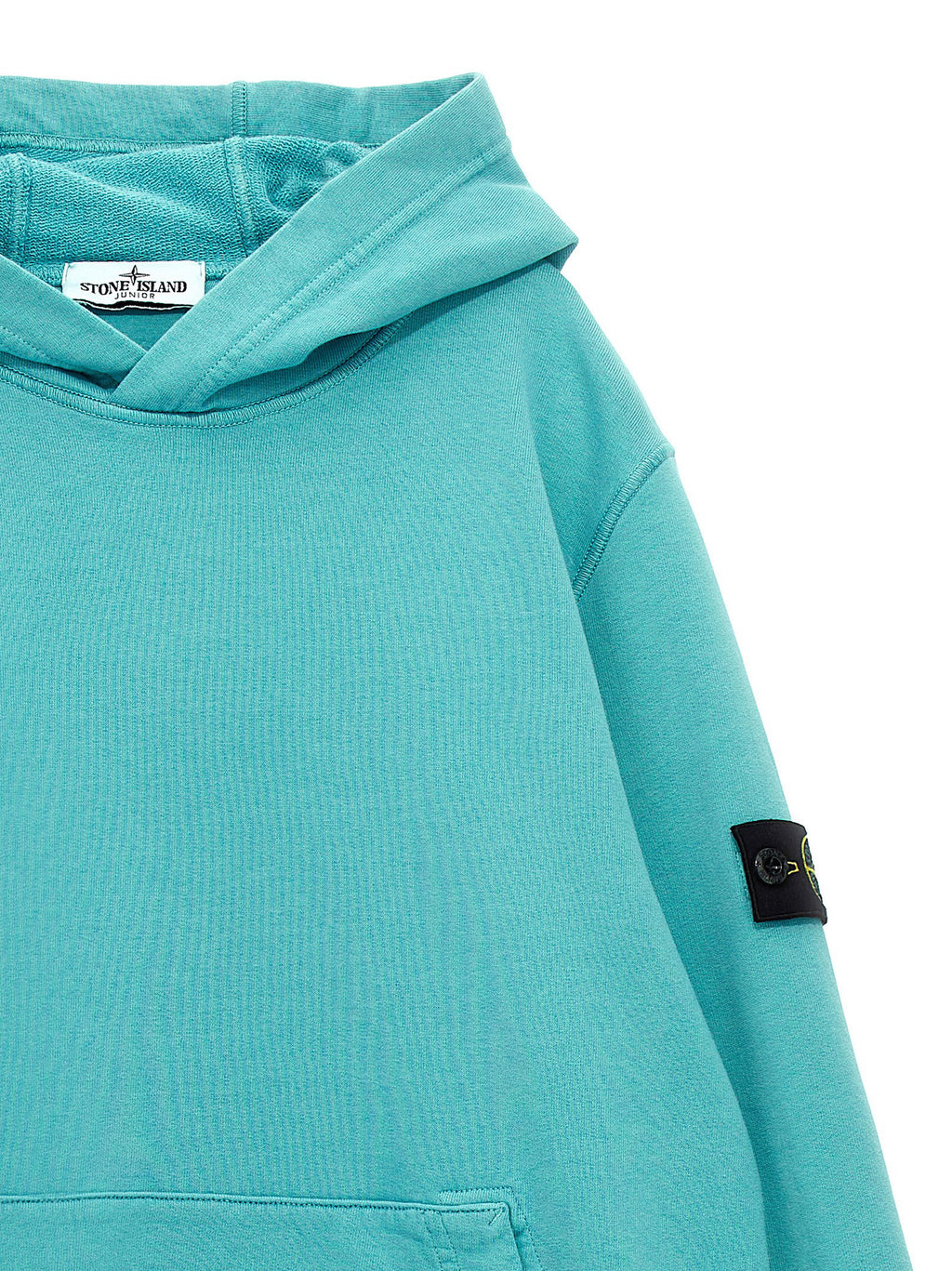 Stone Island Junior Logo Badge Hoodie