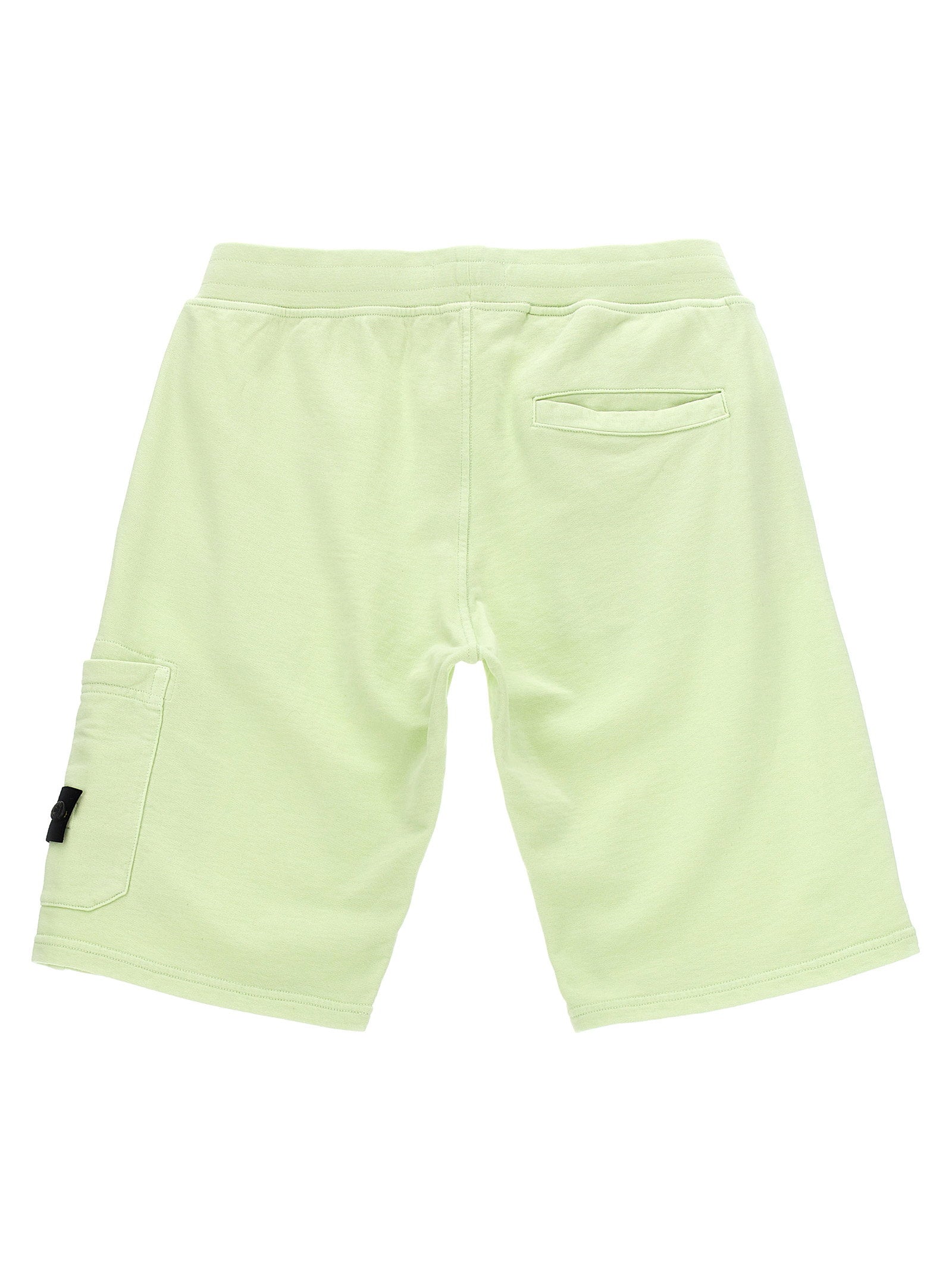 Stone Island Junior Cargo Badge Logo Bermuda Shorts