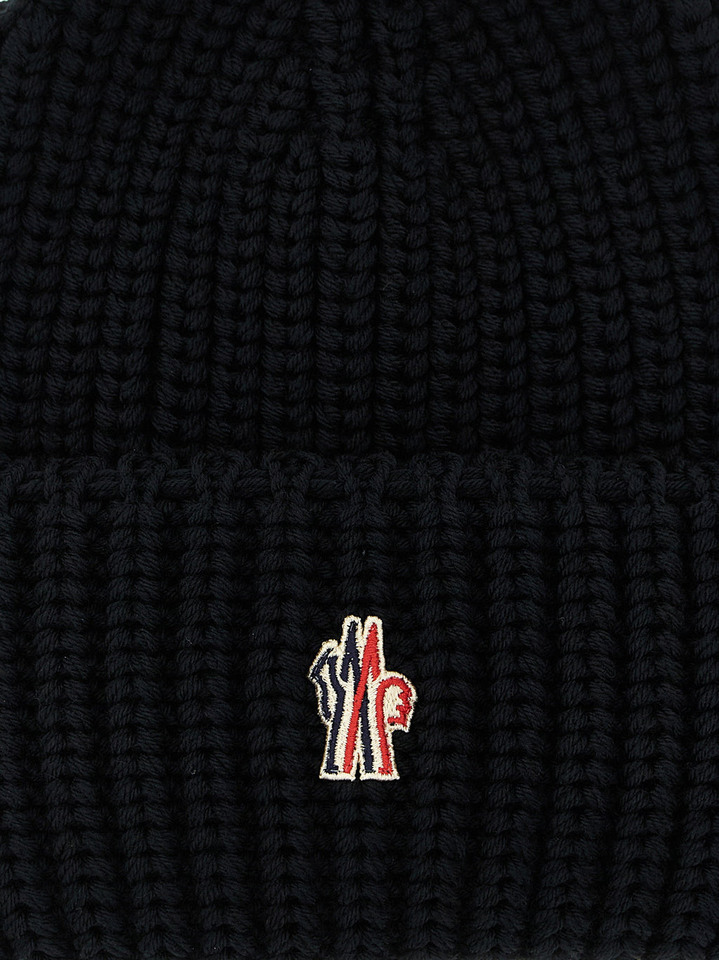 Moncler Grenoble Logo Patch Beanie