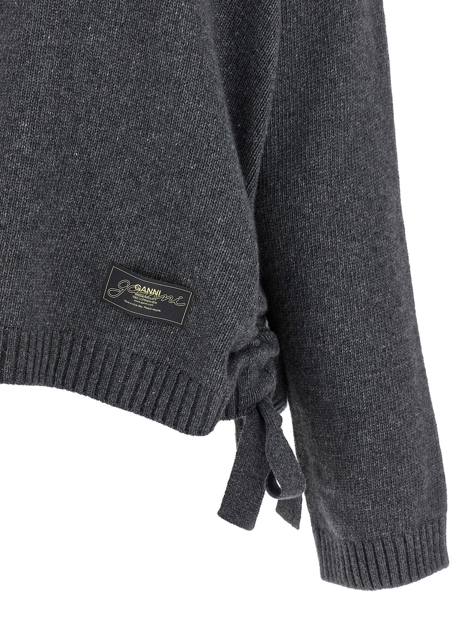 Ganni Side Laces Sweater