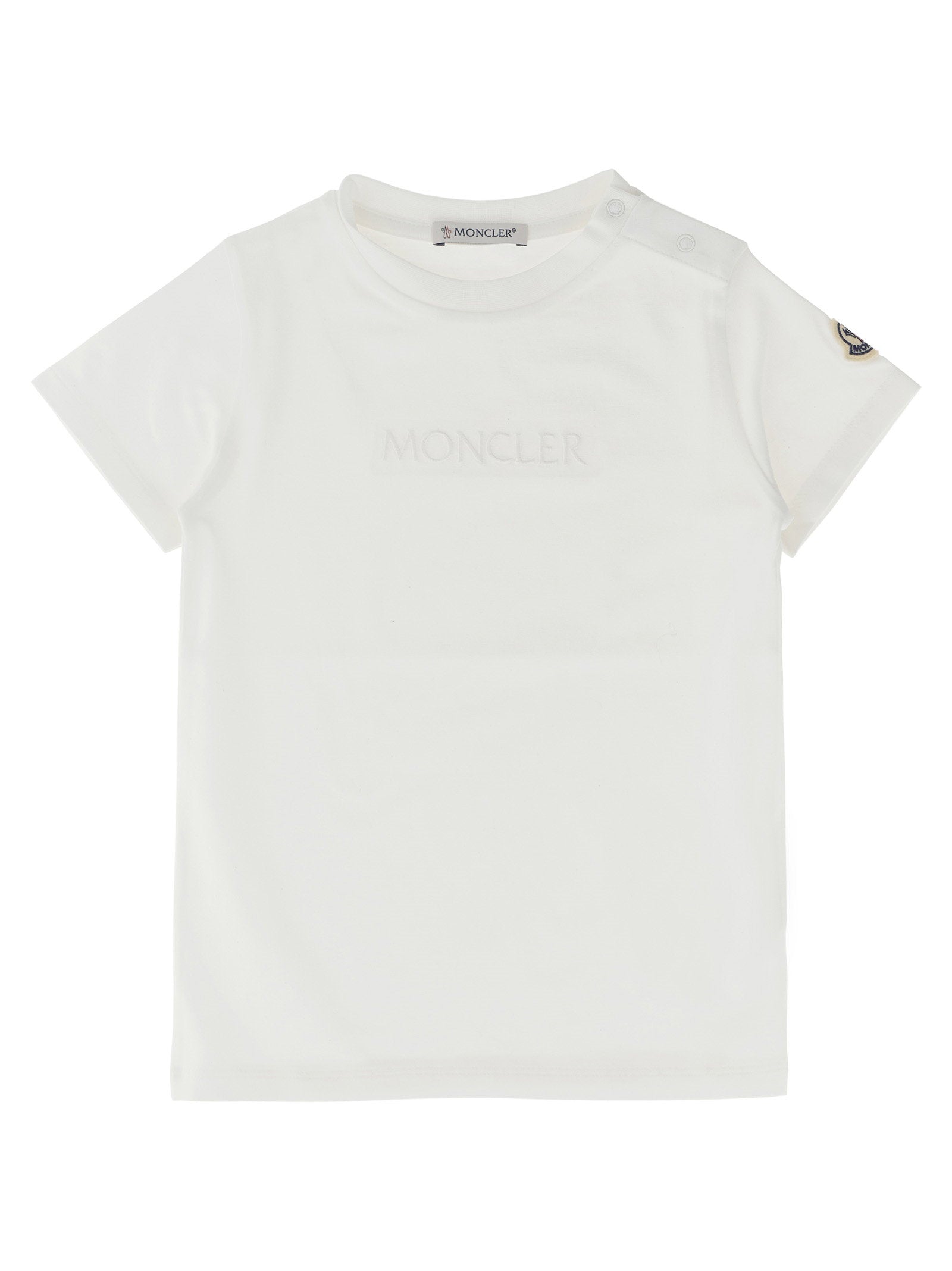 Moncler Enfant Logo Embroidery T-shirt