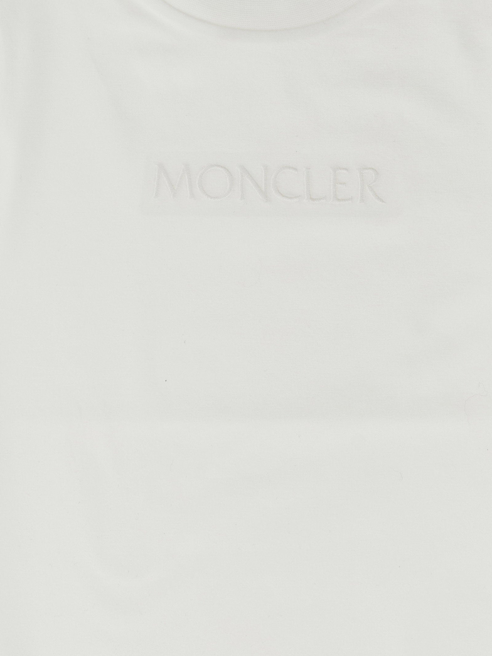 Moncler Enfant Logo Embroidery T-shirt