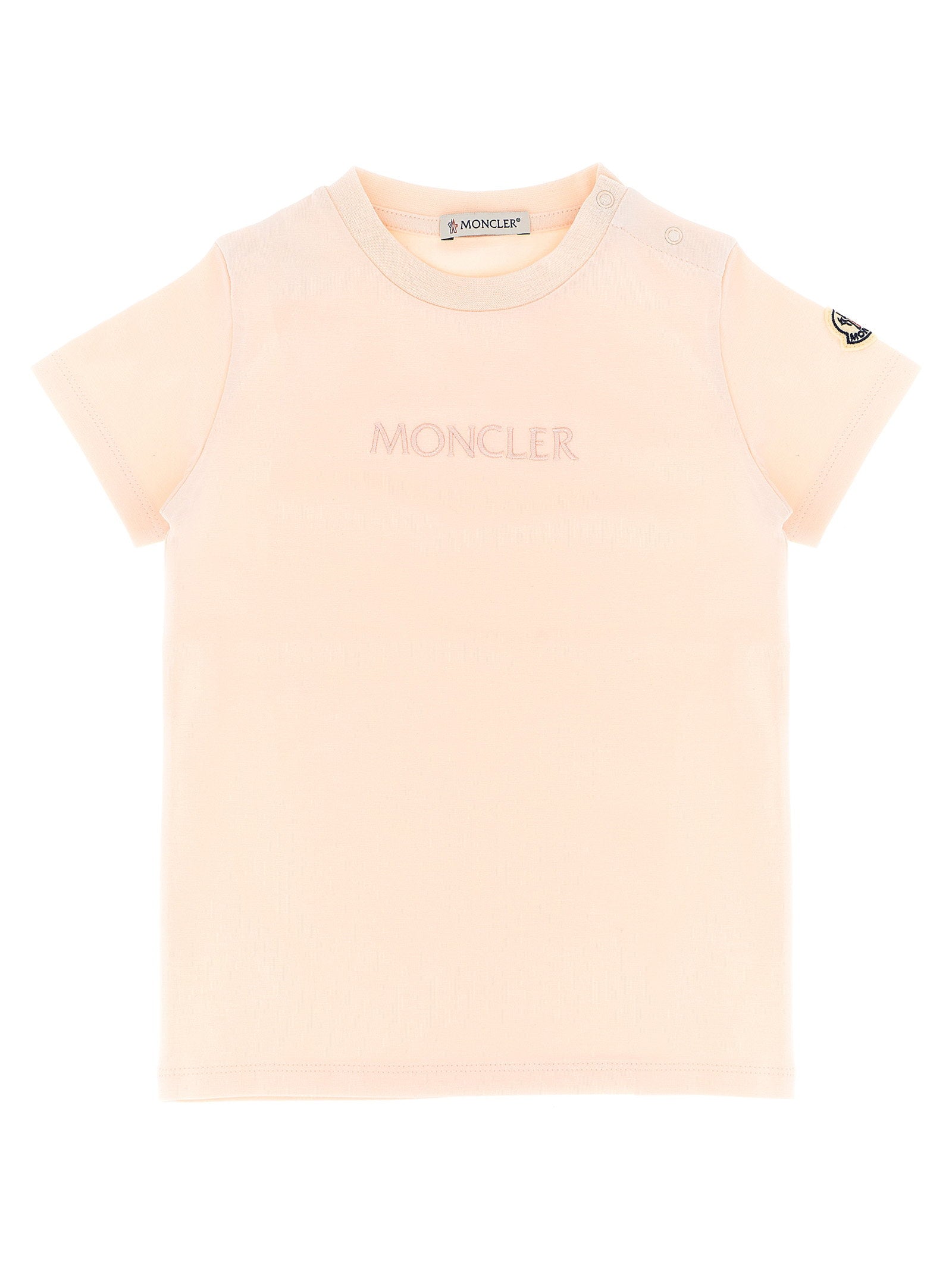 Moncler Enfant Logo Embroidery T-shirt