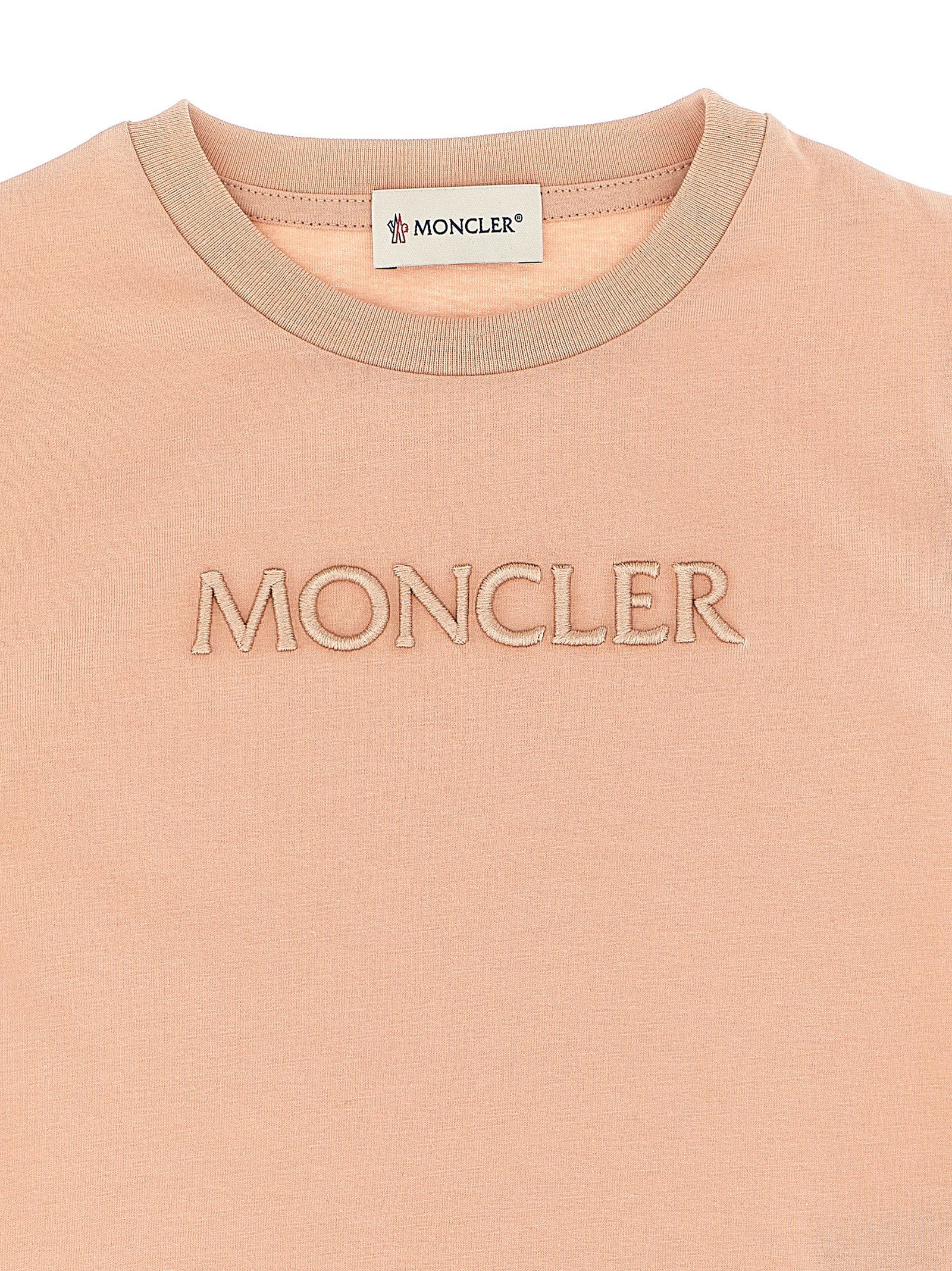 Moncler Enfant Logo Embroidery T-shirt