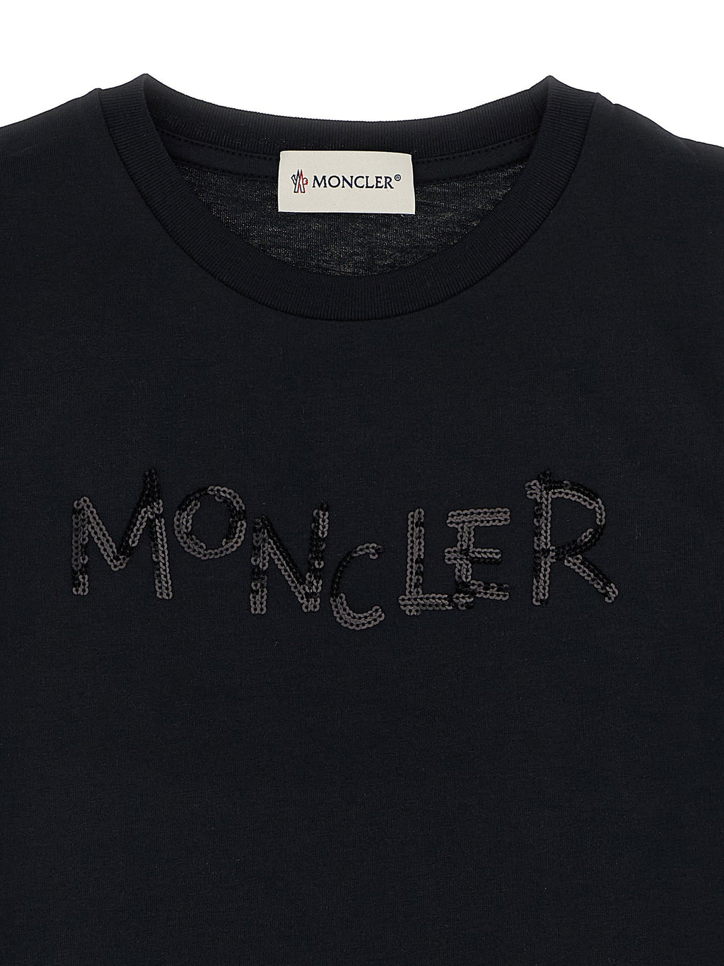 Moncler Enfant Sequins Logo T-shirt