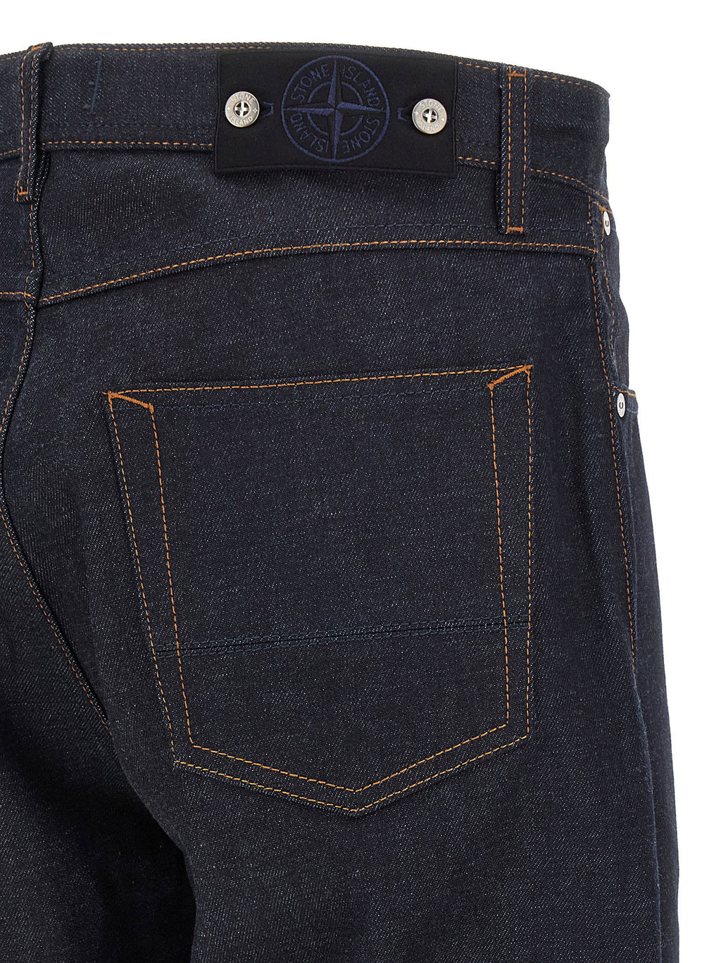 Stone Island Indigo Denim-rinsed Jeans