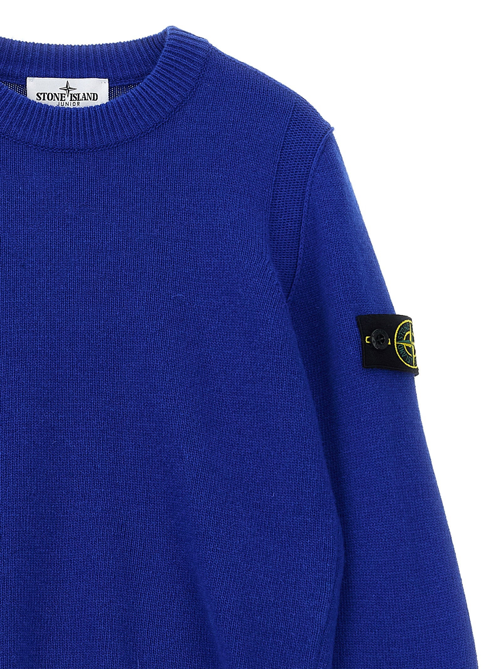 Stone Island Junior Logo Badge Sweater