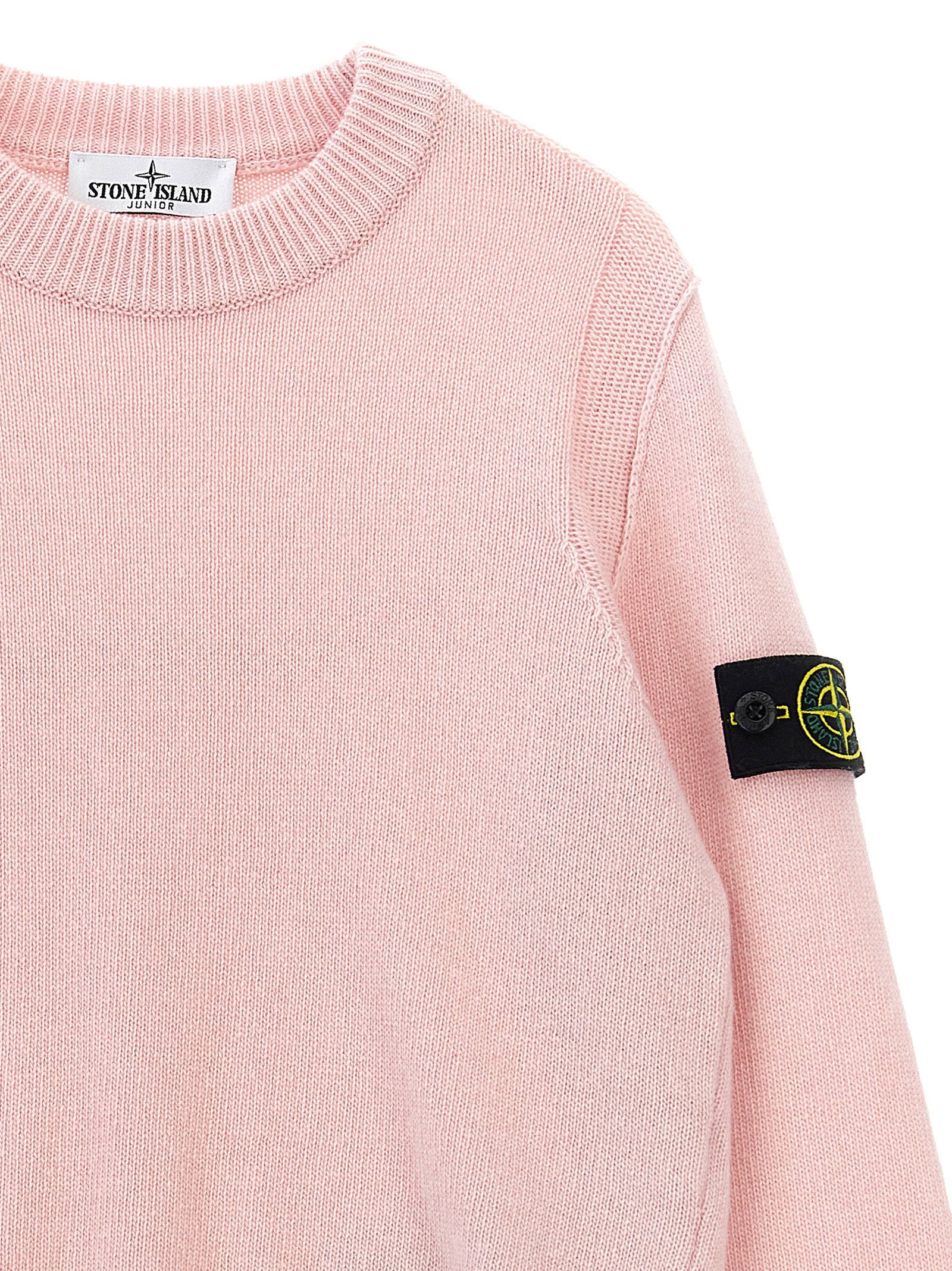 Stone Island Junior Logo Badge Sweater