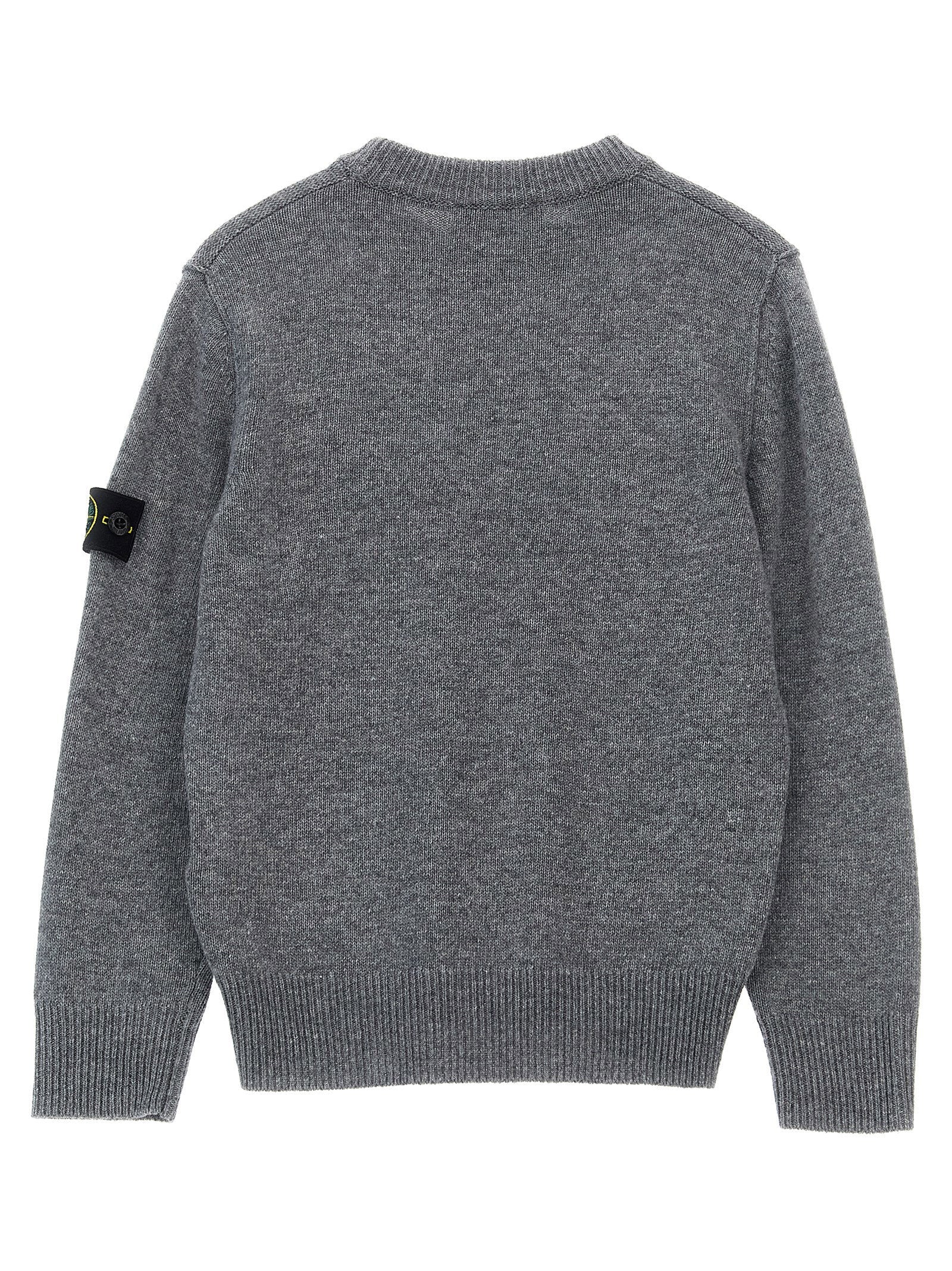 Stone Island Junior Logo Badge Sweater