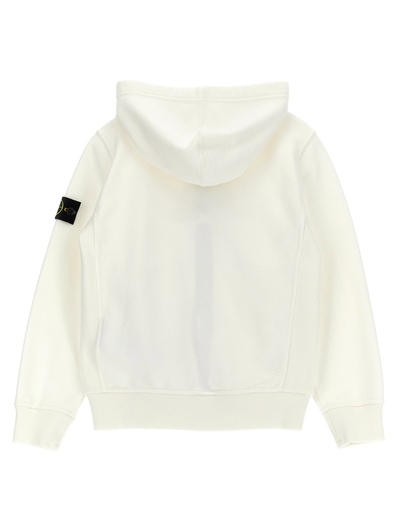 Stone Island Junior Logo Badge Hoodie