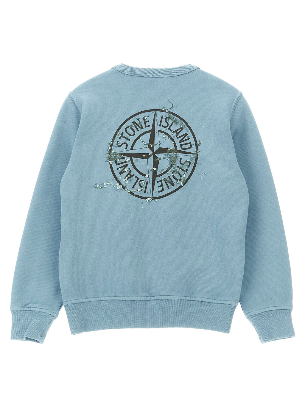 Stone Island Junior Front And Back Print Sweatshirt